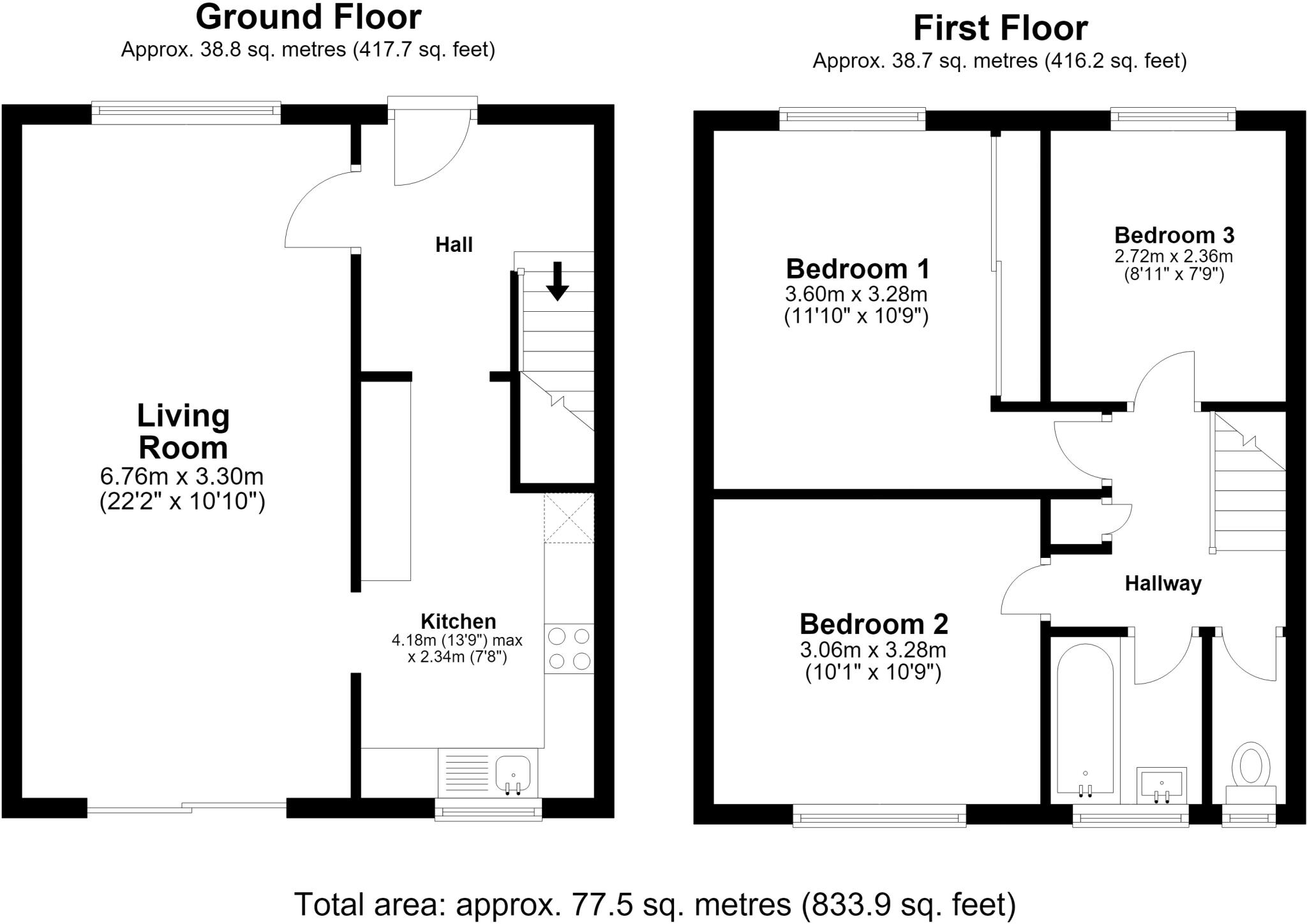 Loxwood Walk, Crawley, RH11 floorplan