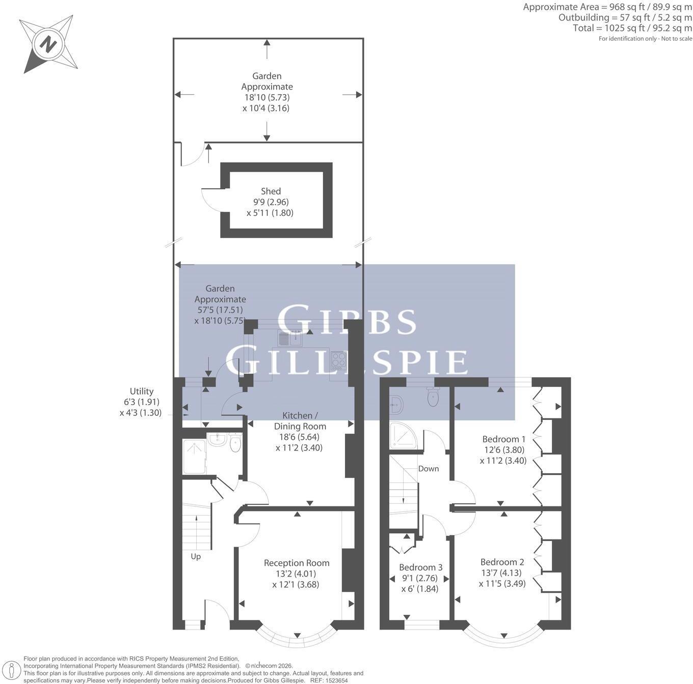 Dudley Road, Harrow floorplan
