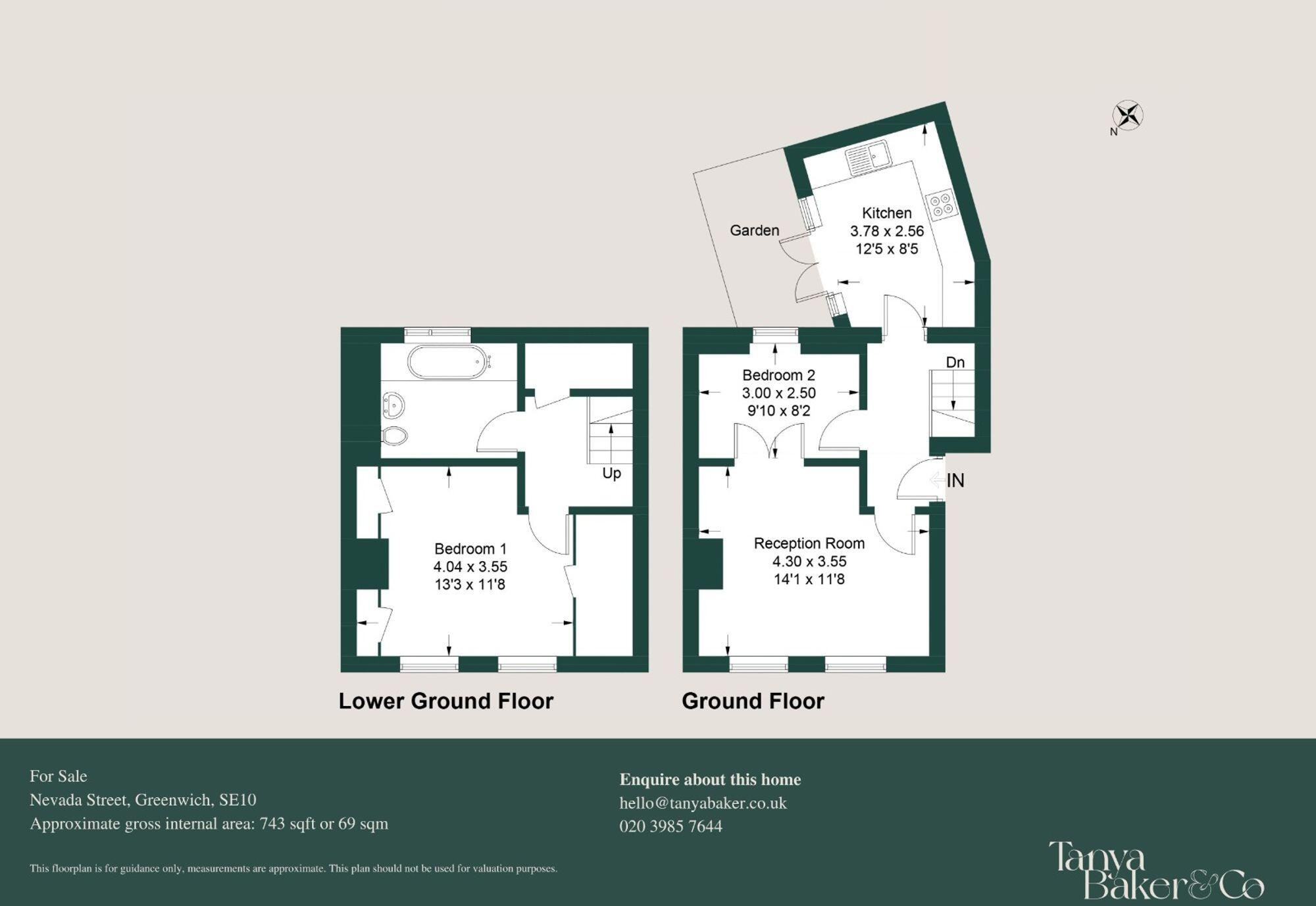Nevada Street, London, SE10 floorplan