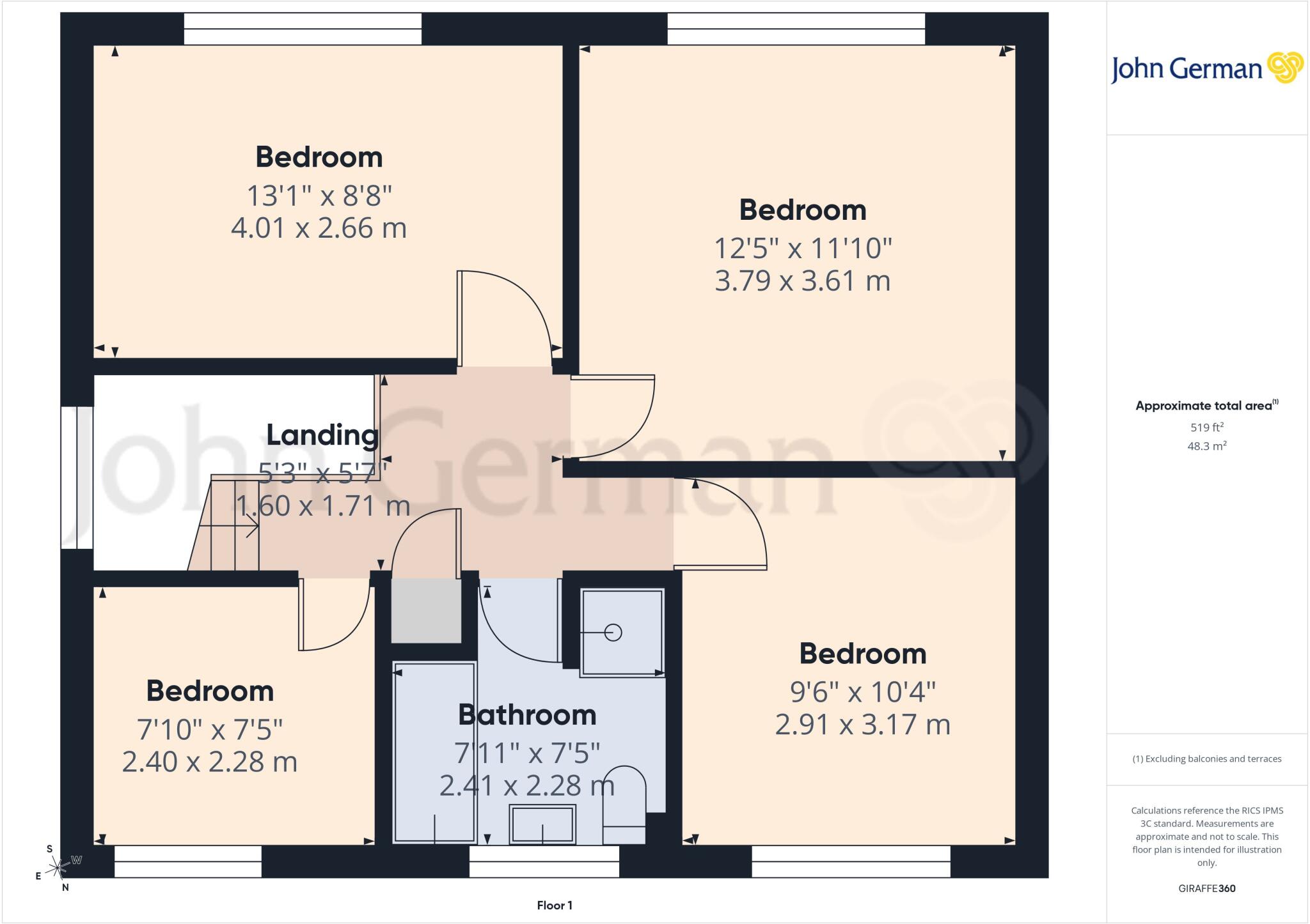 Old Lane, Checkley floorplan