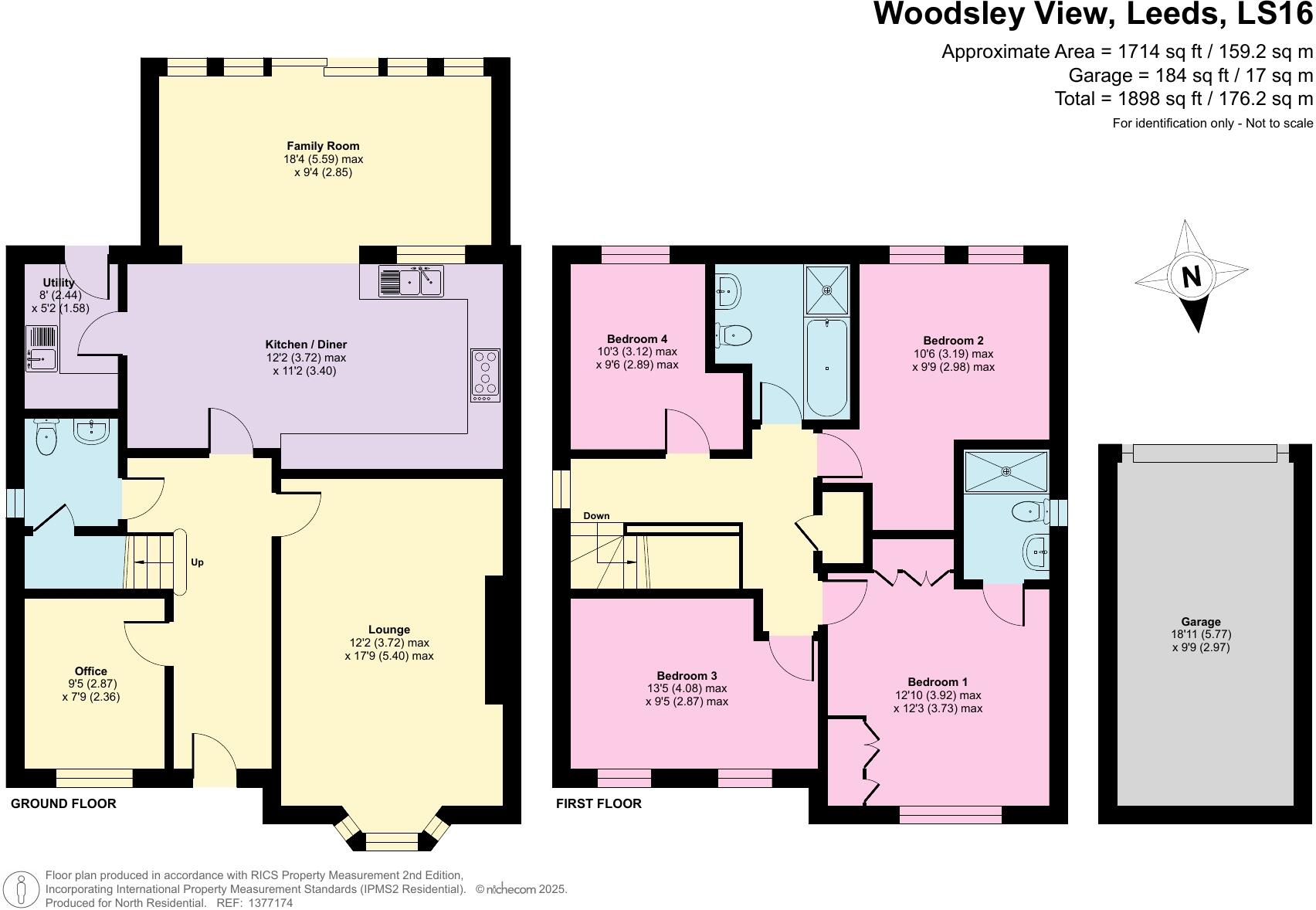 3, Woodsley View, Adel, Leeds, LS16 floorplan