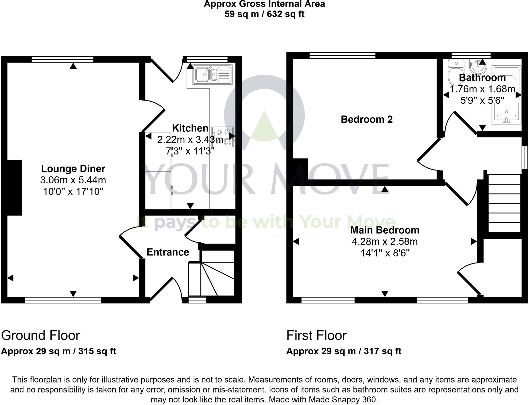 Godfrey Avenue, Denny, Stirlingshire, FK6 floorplan