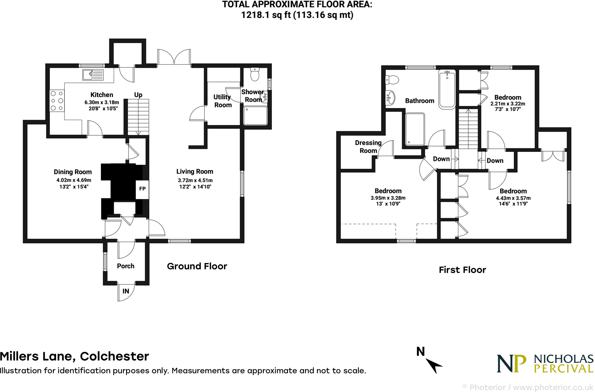 Millers Lane, Stanway, Colchester floorplan