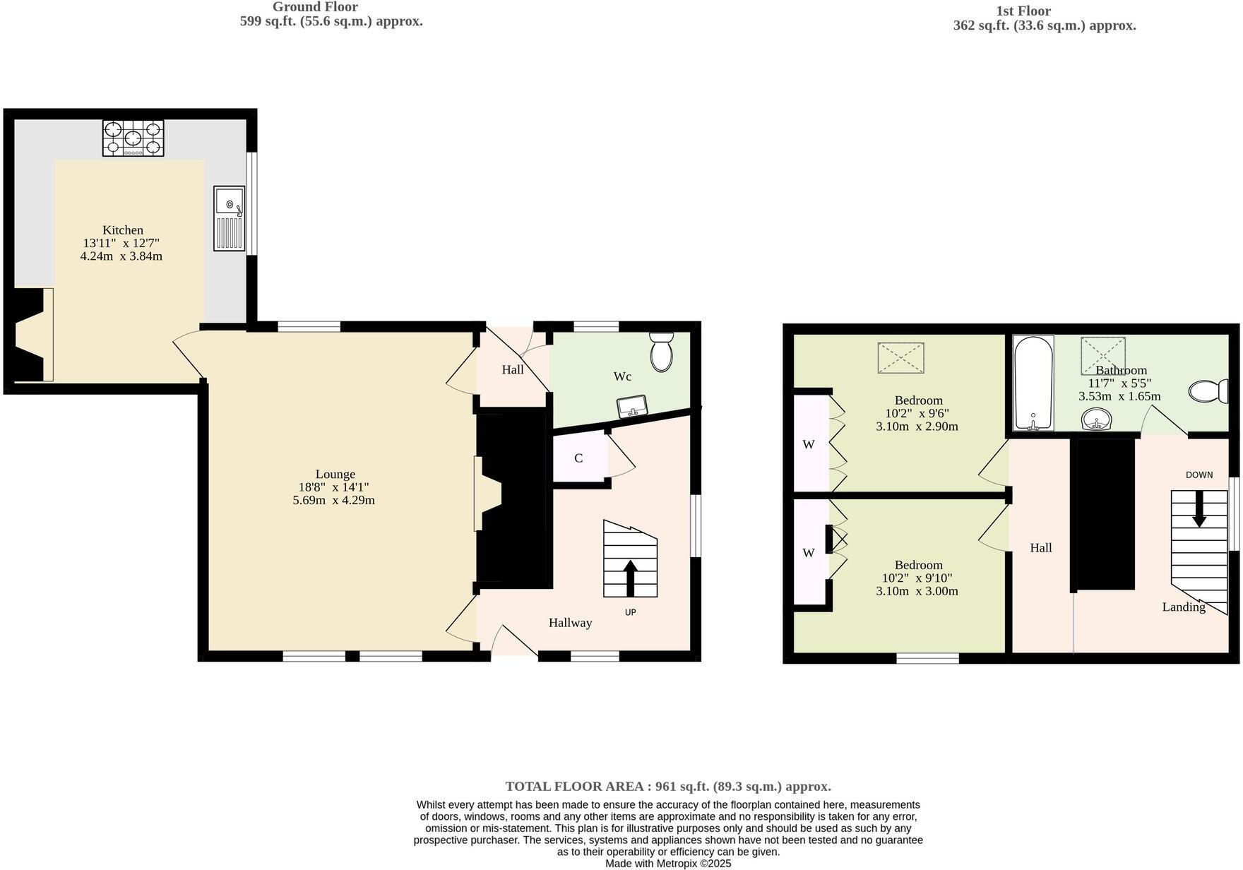 Wellington Road, Eye floorplan