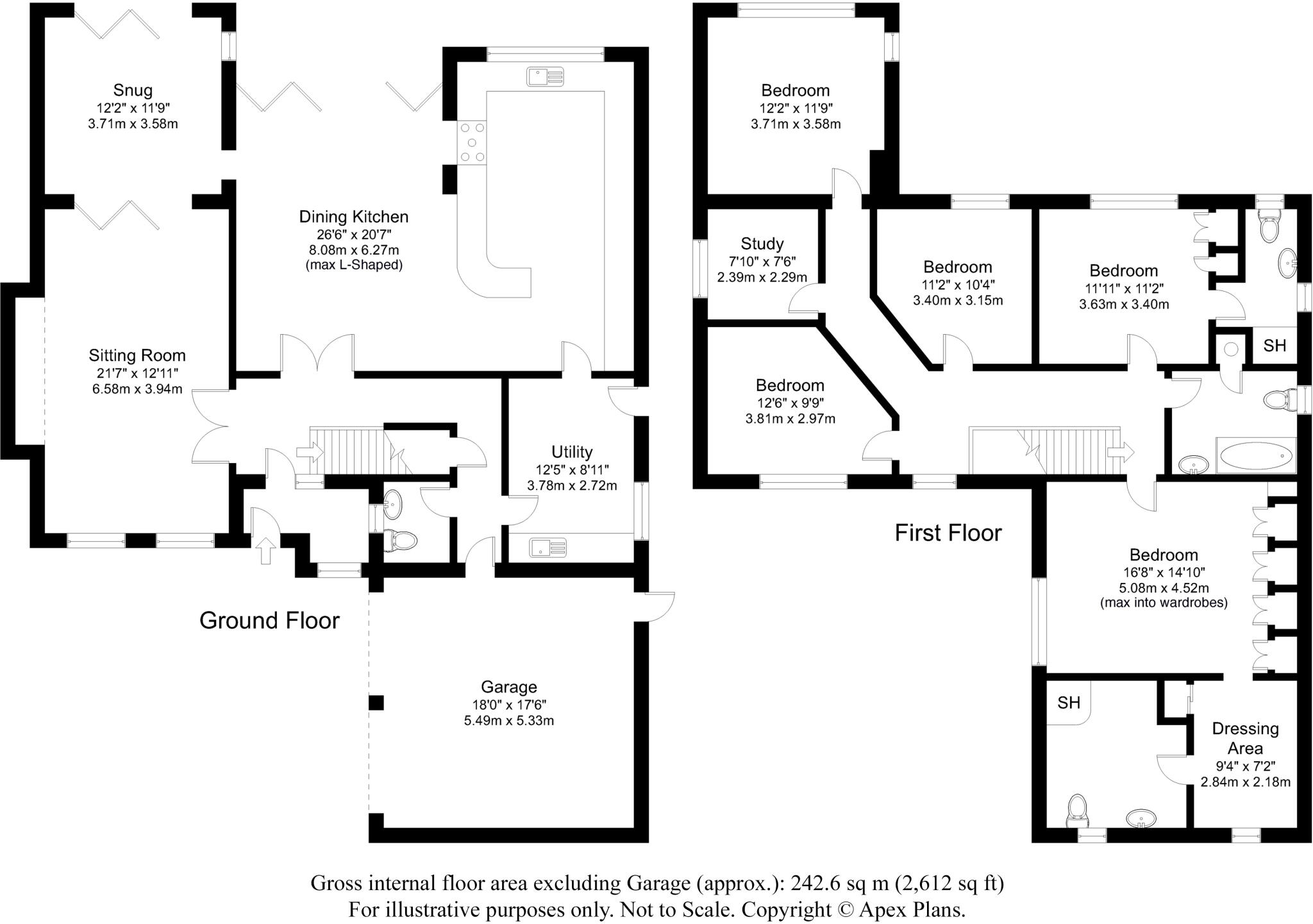 Aislabie Garth, Ripon, North Yorkshire floorplan
