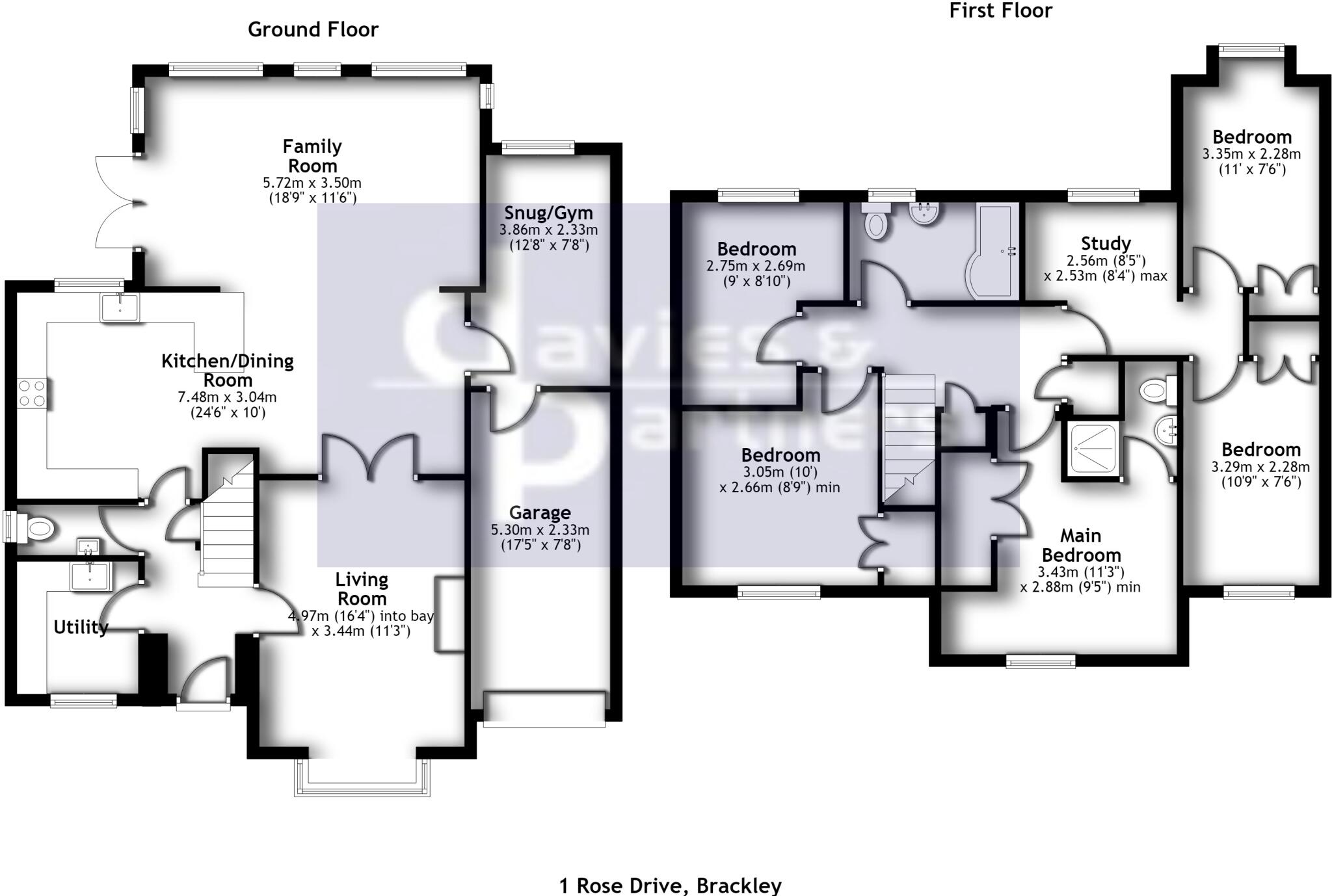 Rose Drive, Brackley floorplan