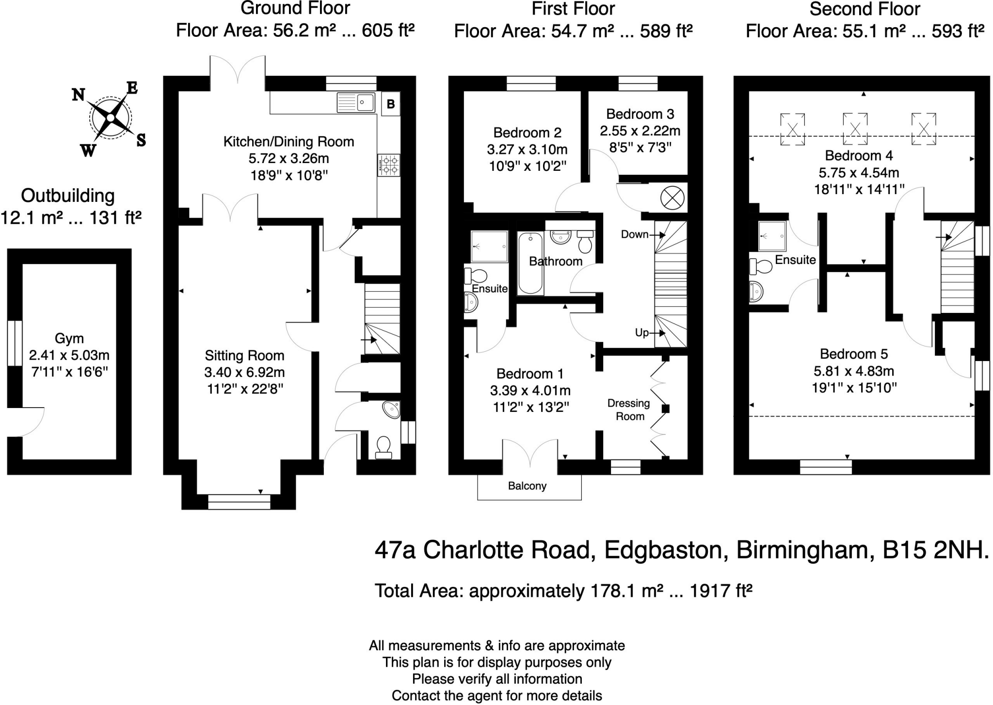 Charlotte Road, Edgbaston, Birmingham floorplan