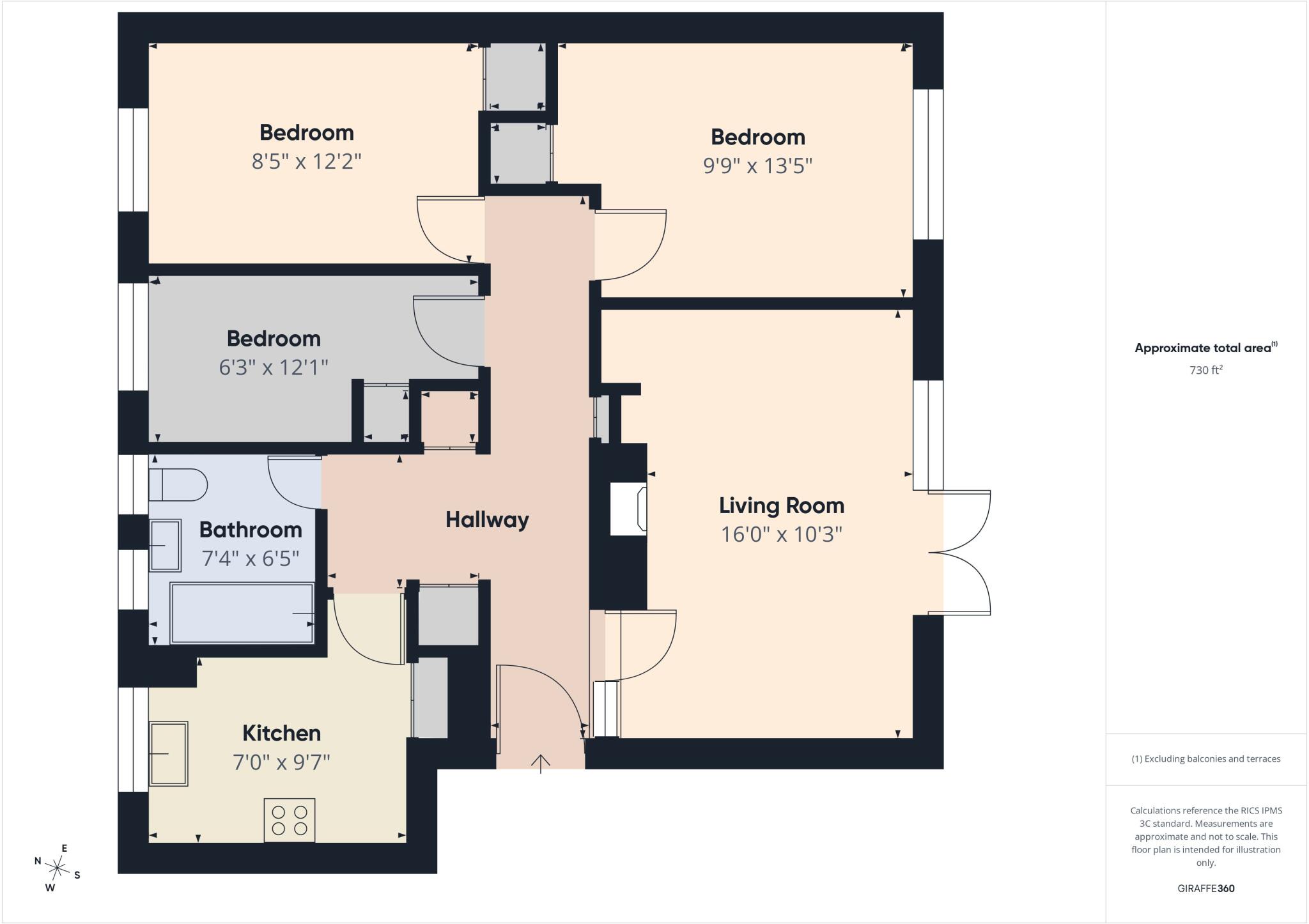 Buxton Drive, Snaresbrook, E11 floorplan