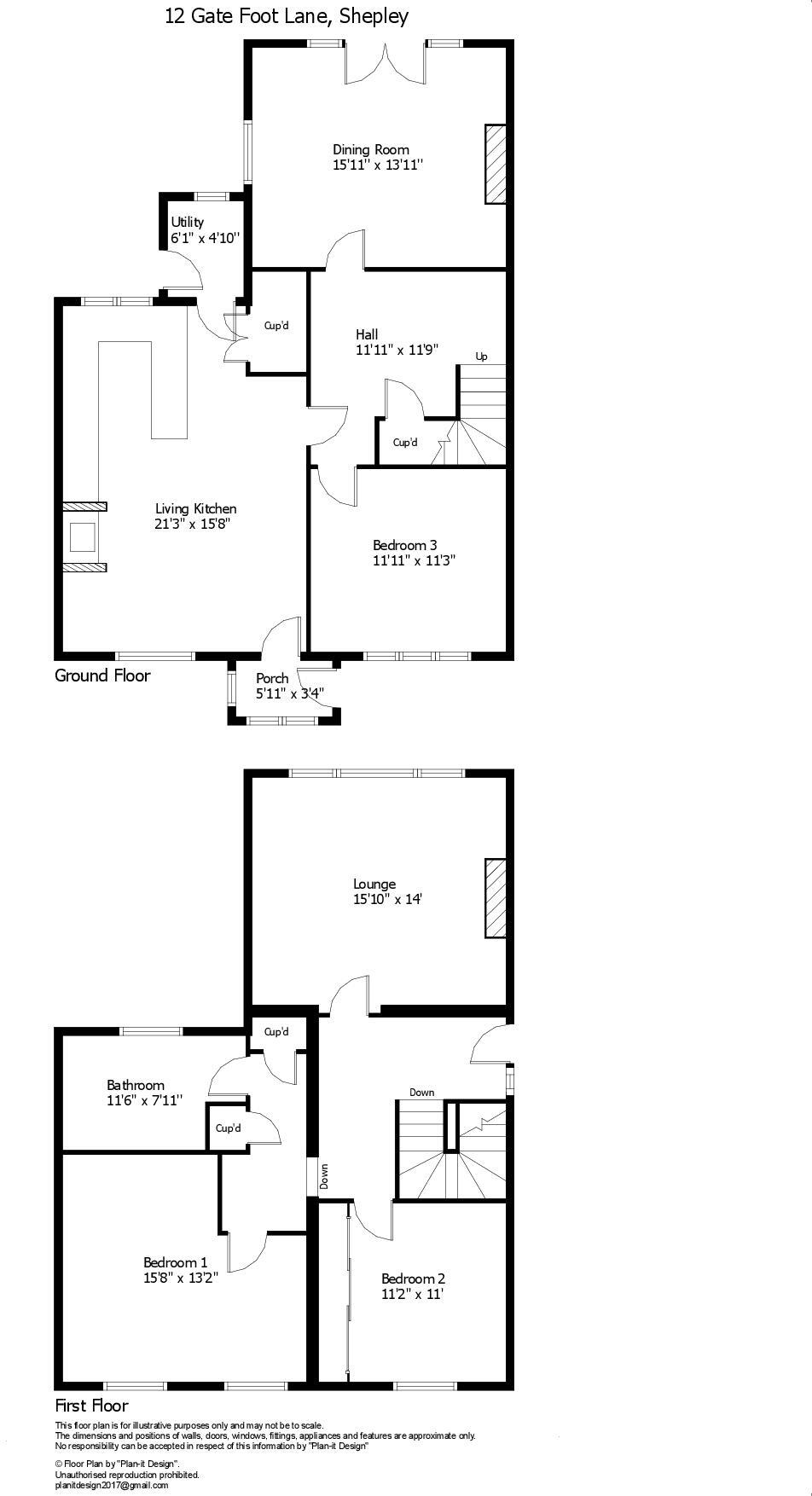 Gate Foot Lane, Shepley, Huddersfield, HD8 floorplan