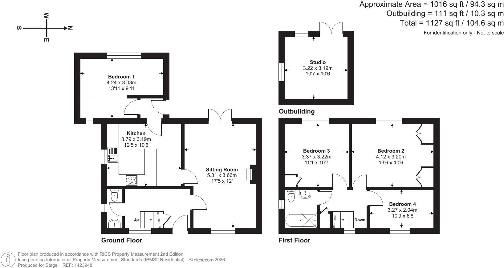 73, Court Orchard Road, Bridport floorplan