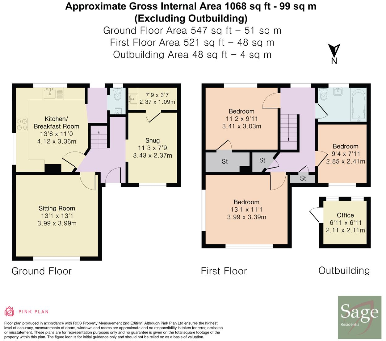 Rowley, Cam, Dursley, Gloucestershire, GL11 5NT floorplan