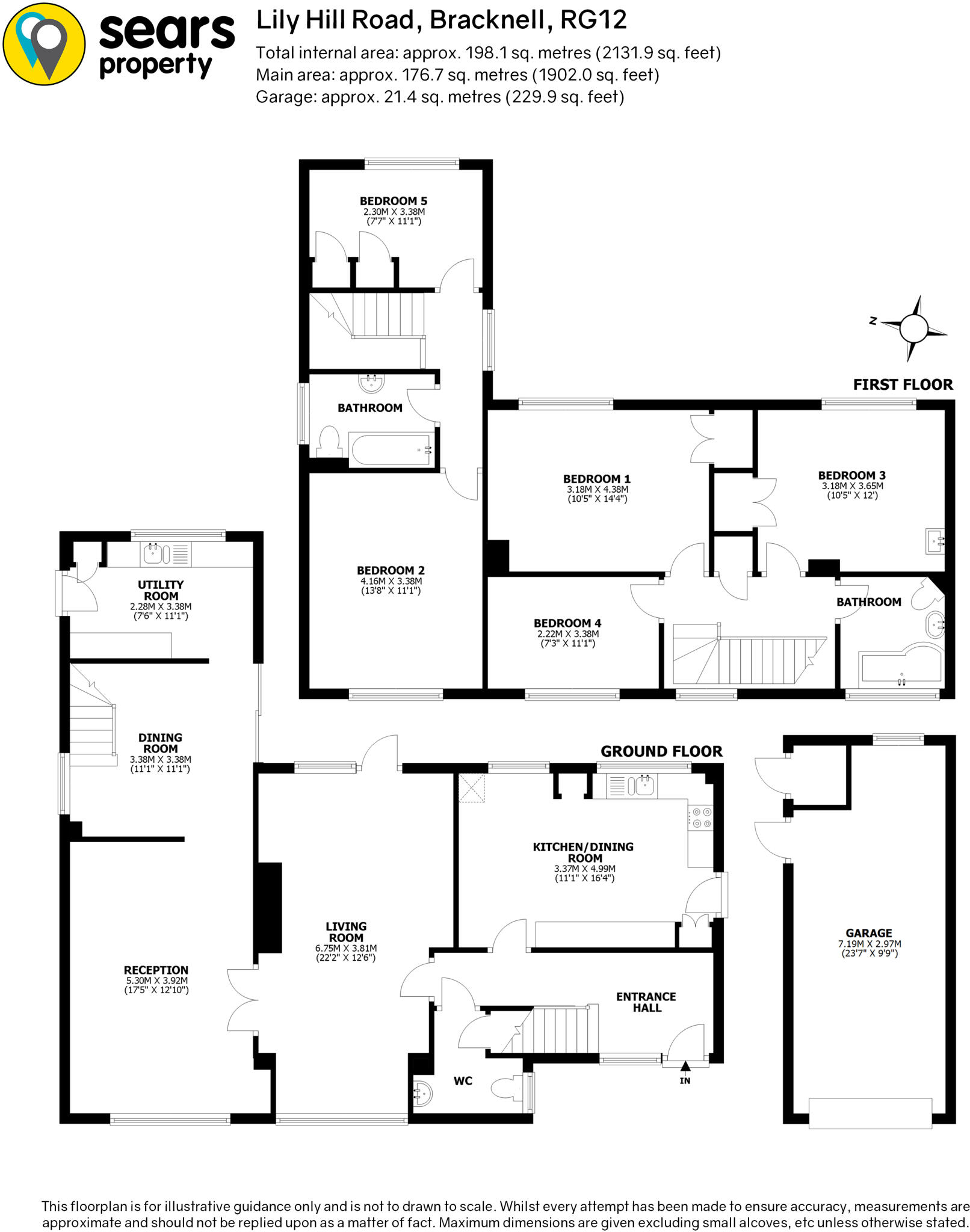 Lily Hill Road, Bracknell floorplan