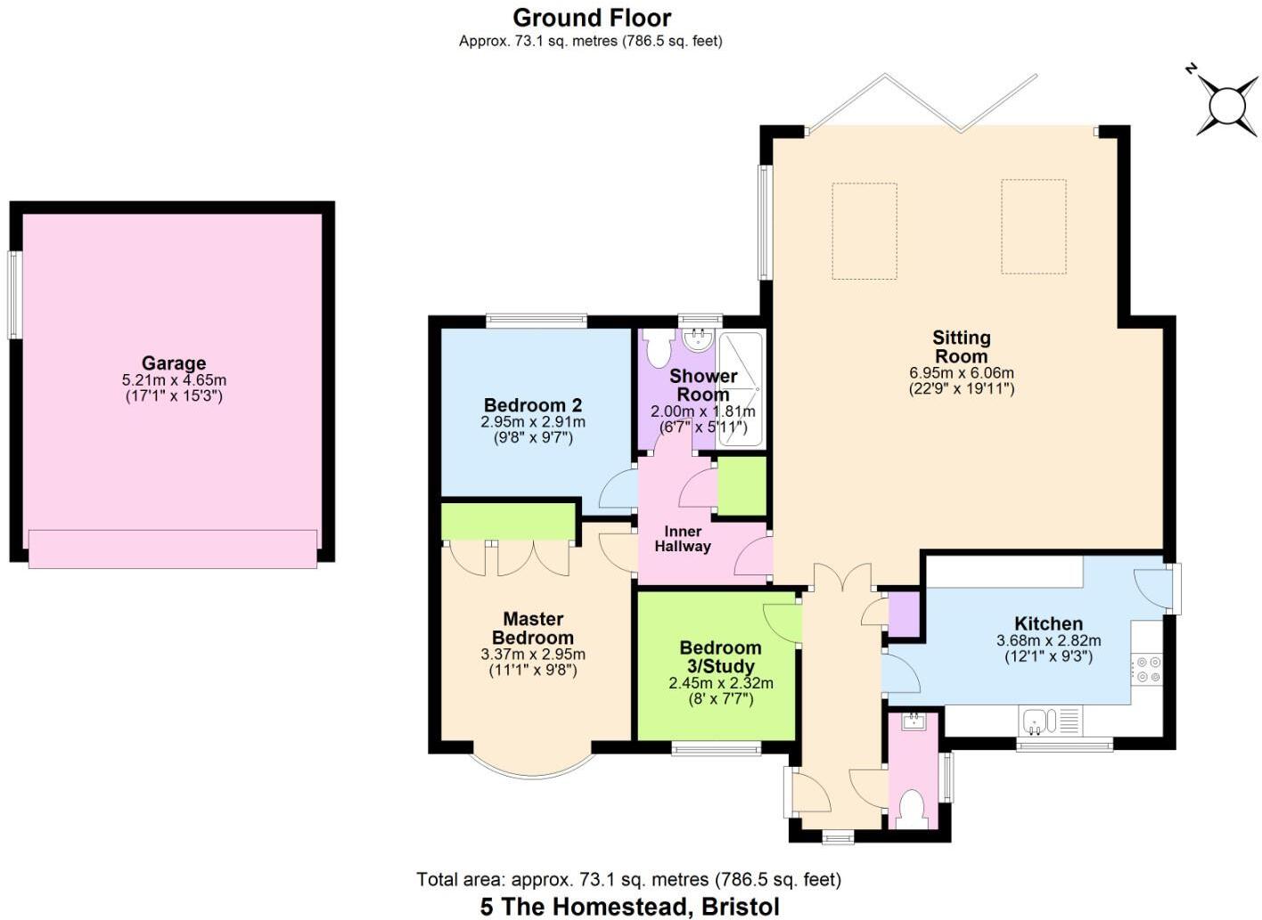 The Homestead, Keynsham, Bristol floorplan