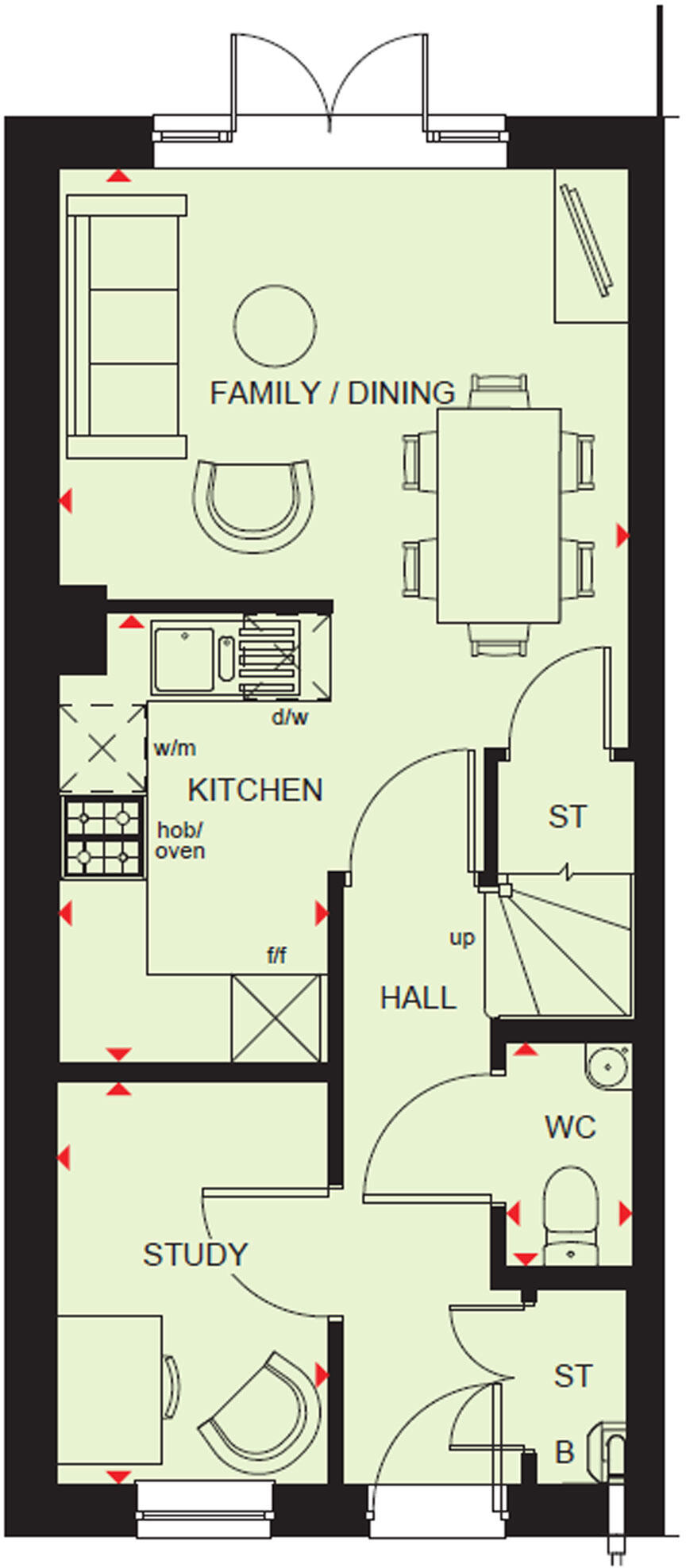 Queensway, 
Apley, 
Telford, 
Telford and Wrekin, 
TF1 6DA floorplan