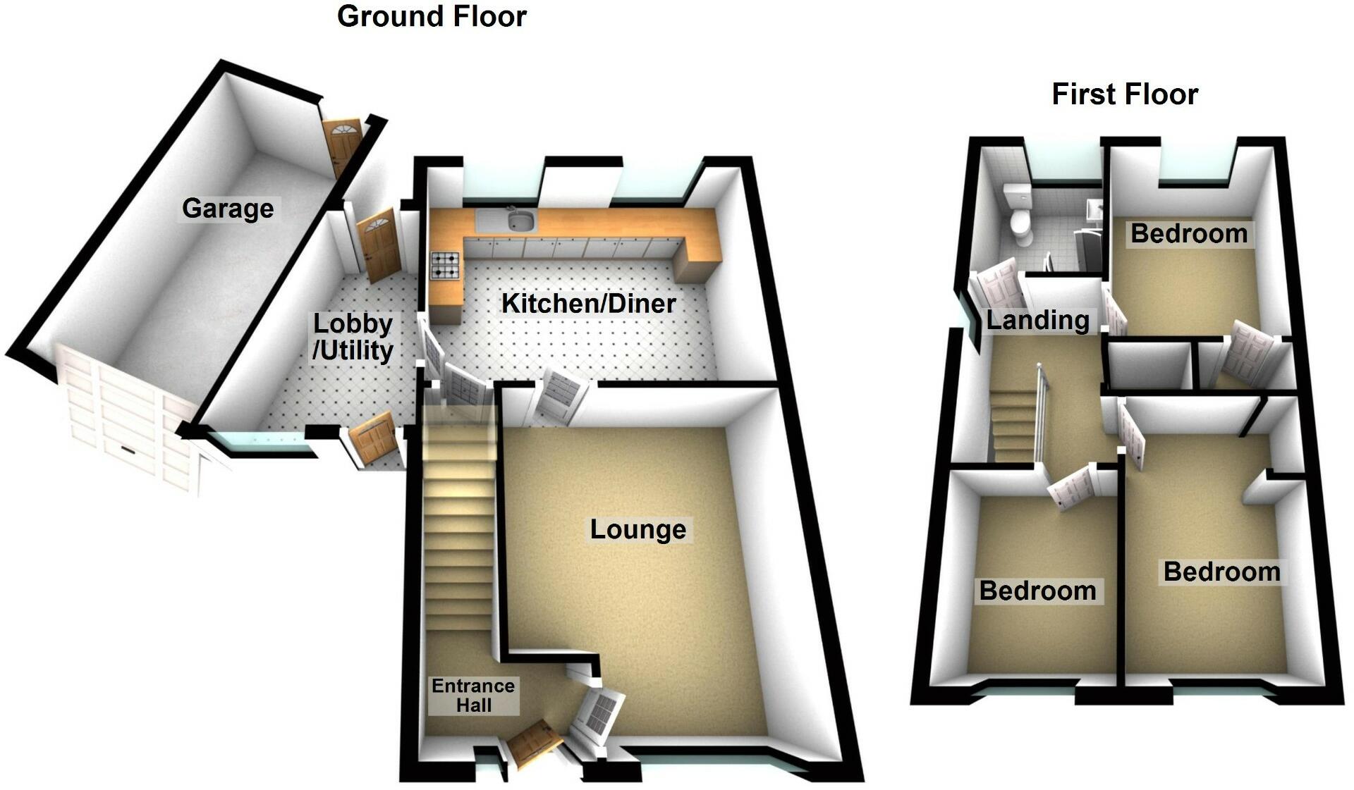 Falklands Drive, Wisbech, Cambridgeshire, PE13 floorplan