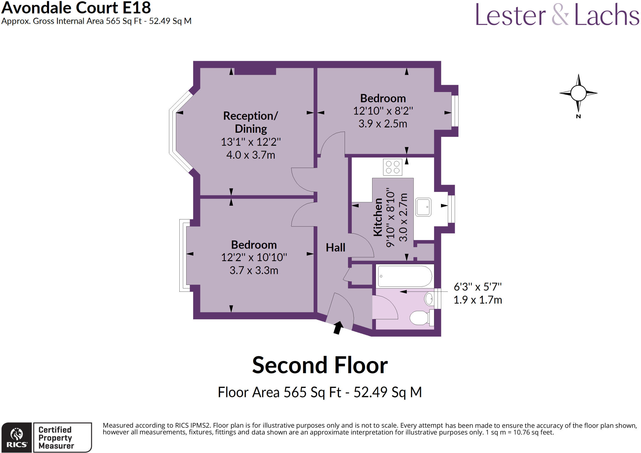 Churchfields, South Woodford, London, E18 floorplan