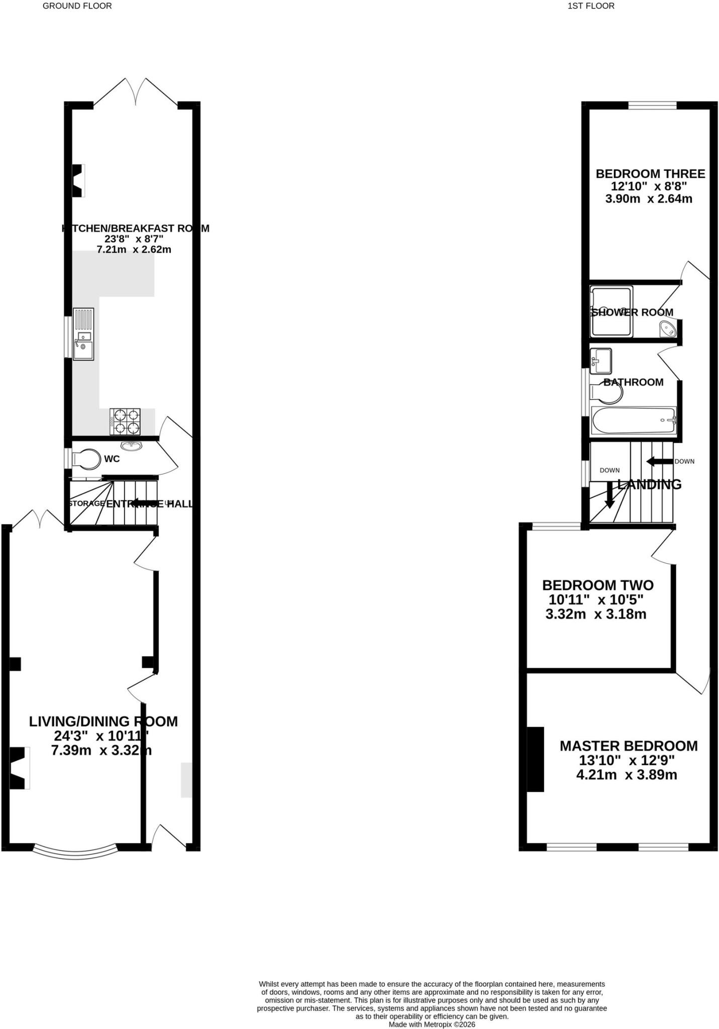 Fawcett Road, Southsea, PO4 floorplan