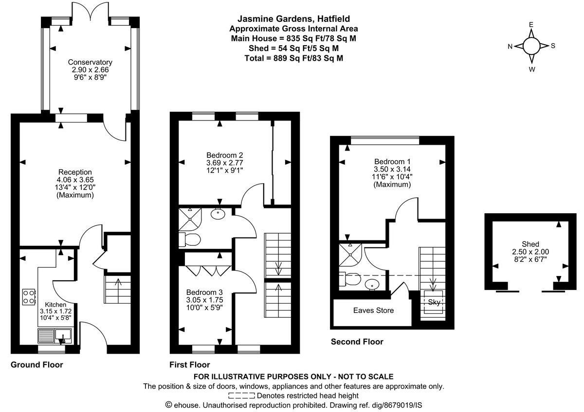 Jasmine Gardens, Hatfield floorplan