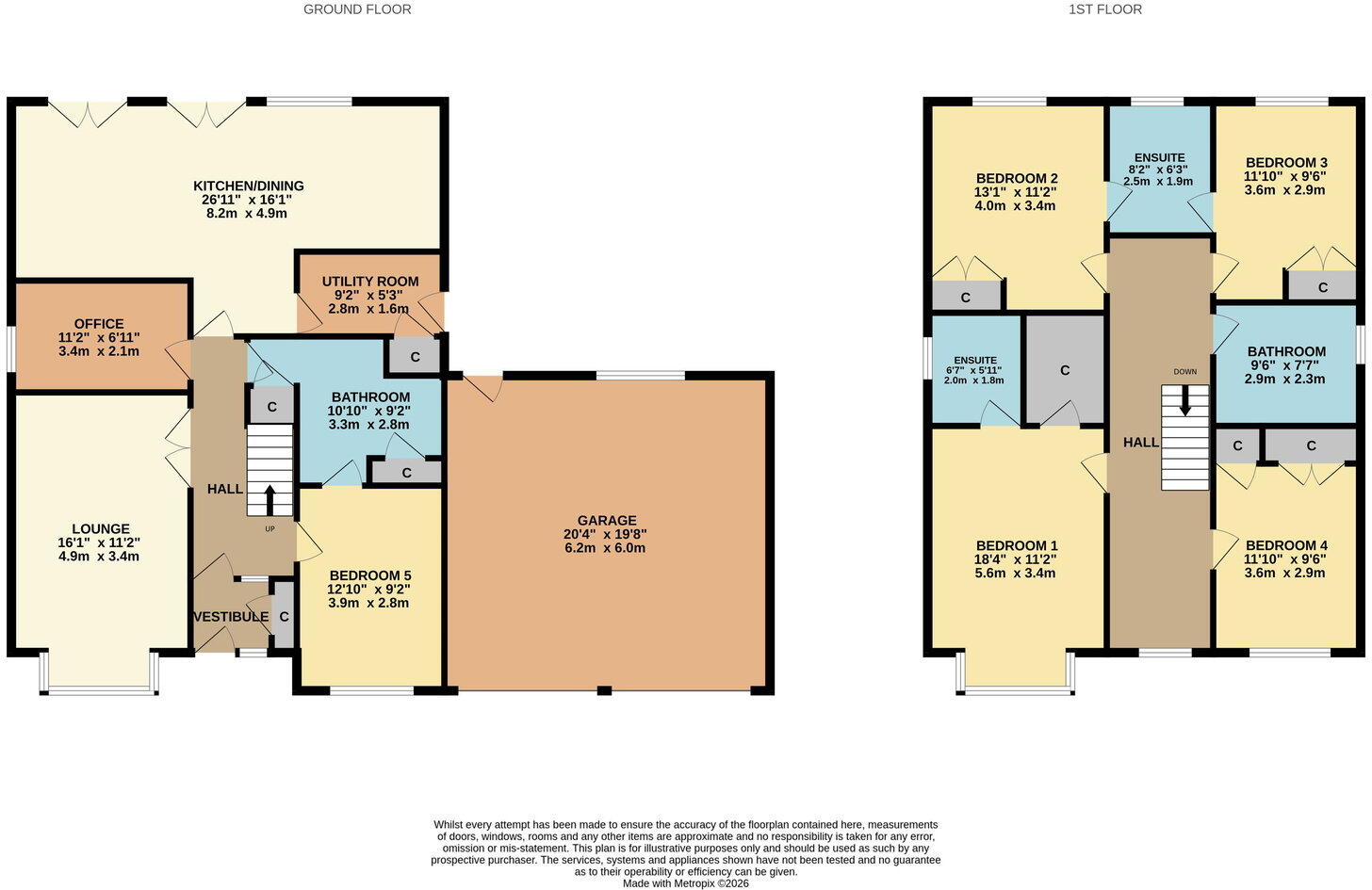 9 Marshall Drive, California, Falkirk, FK1 floorplan