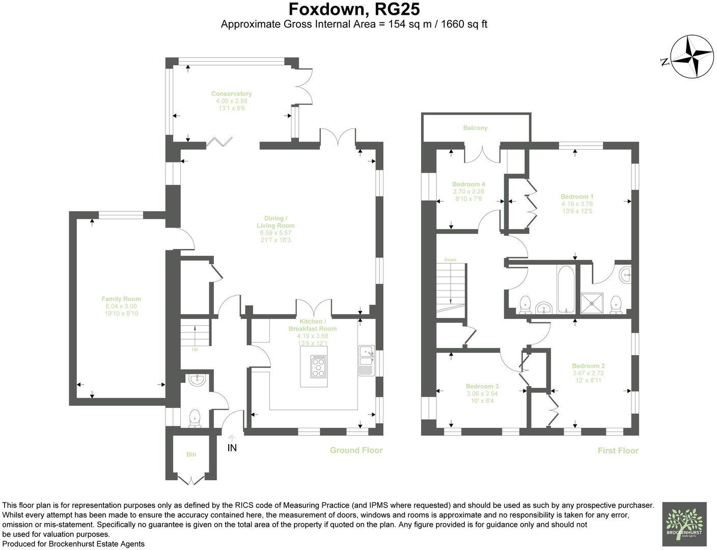 Foxdown, Overton, RG25 3JQ floorplan