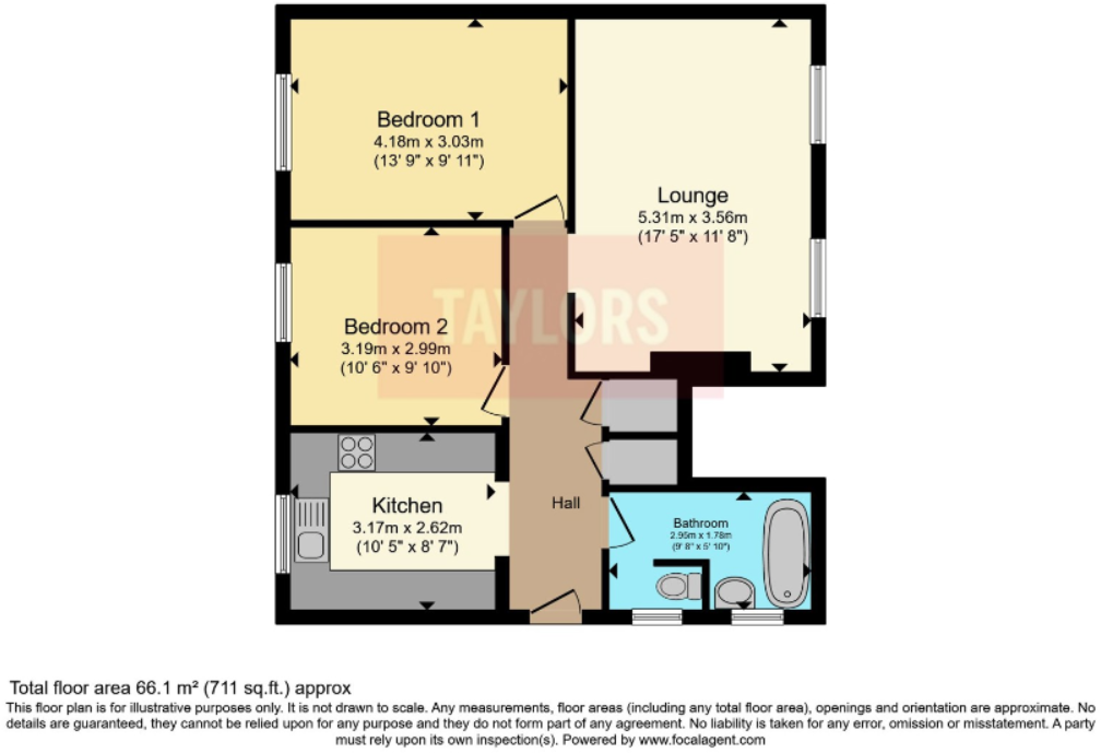 Langley Road, Matson, Gloucester, Gloucestershire, GL4 floorplan