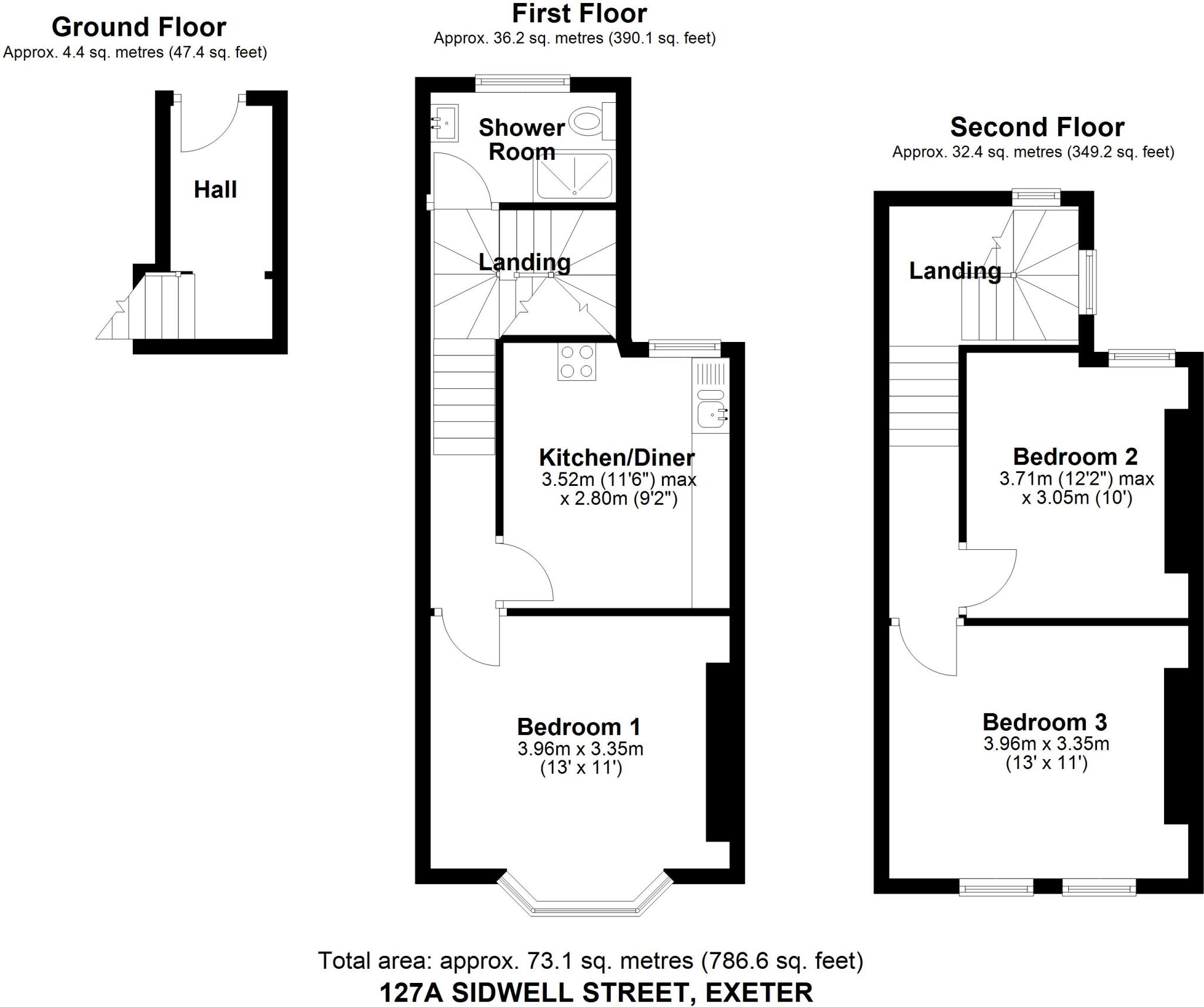 Sidwell Street, Exeter floorplan