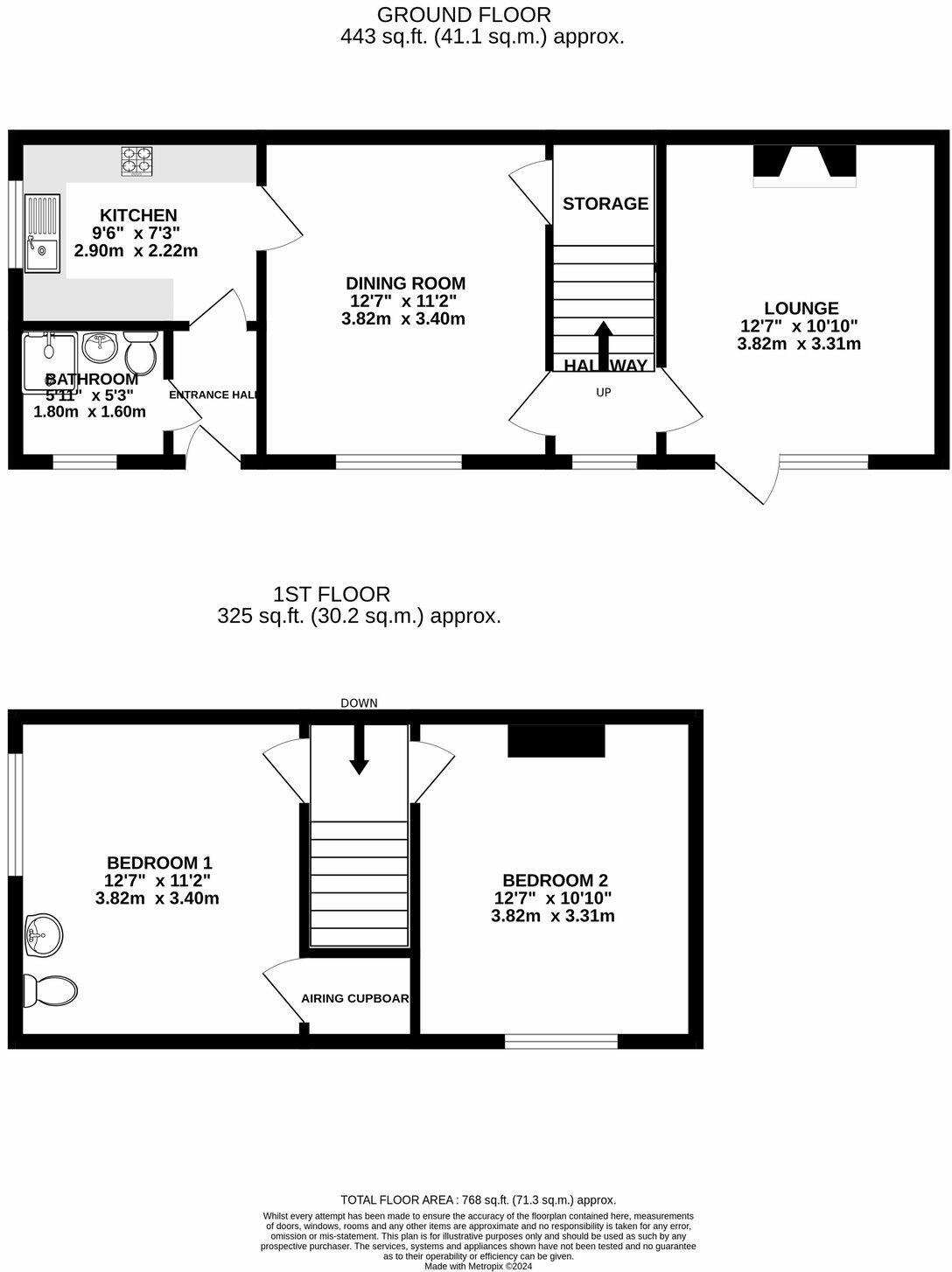 Milton Road North, Stowmarket, IP14 floorplan