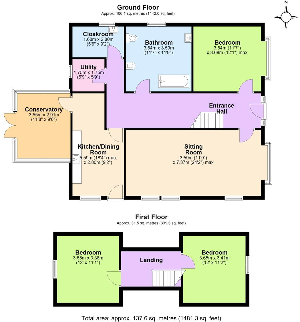 22, Aldeburgh Road, Leiston, IP16 4ED floorplan
