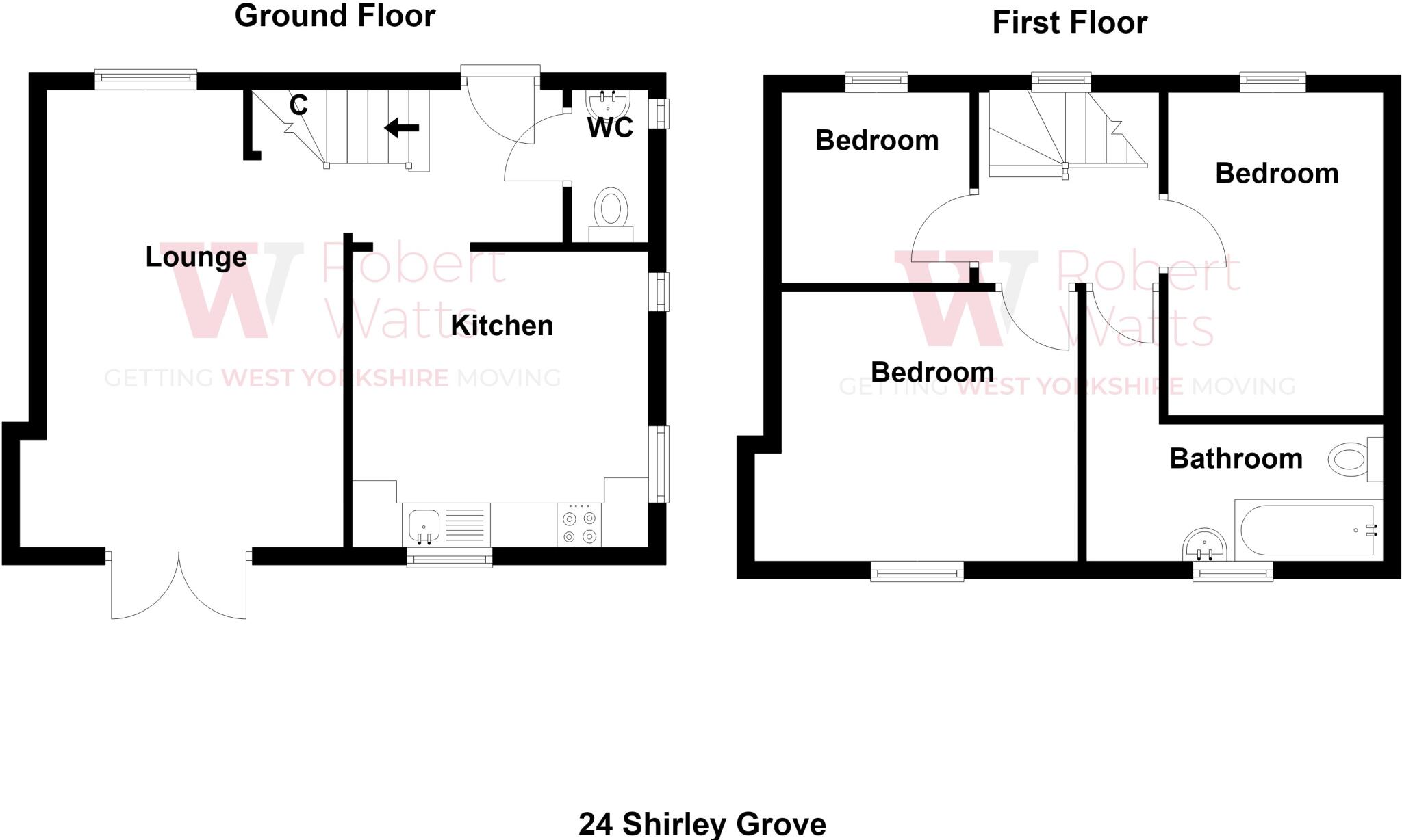 Shirley Grove, Gomersal, Cleckheaton, BD19 floorplan