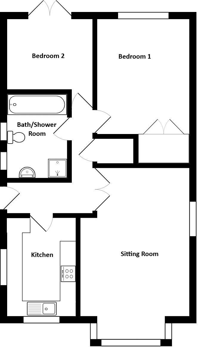 Willowbrook, Middleton-on-Sea floorplan