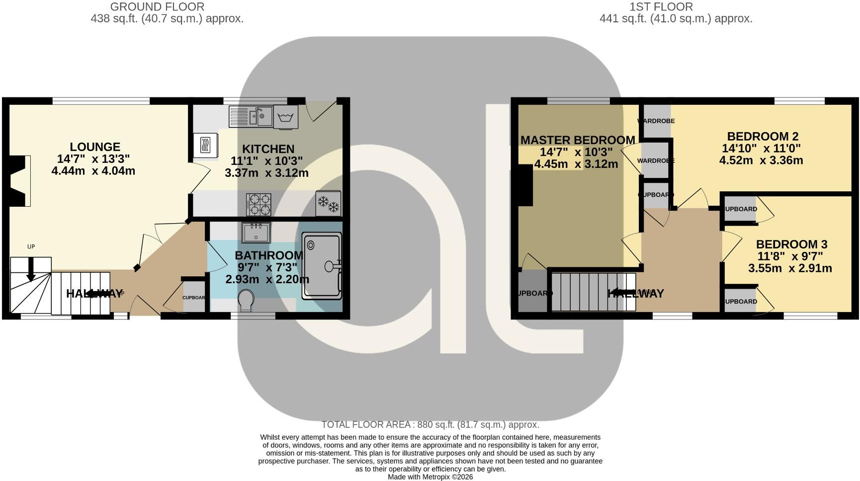 25 Balfour Street, Bonnybridge, Falkirk, FK4 1NP floorplan