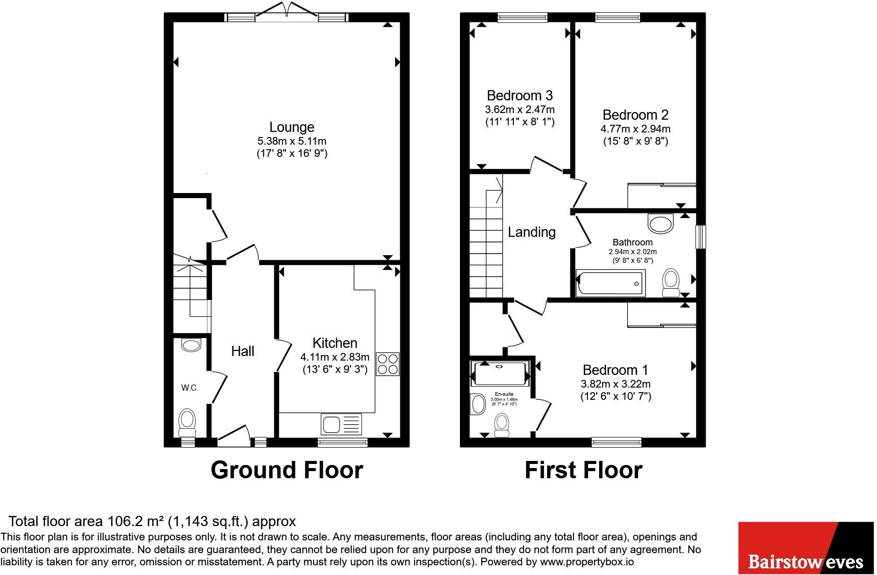 Ganels Mews, Ganels Road, Billericay, Essex, CM11 floorplan
