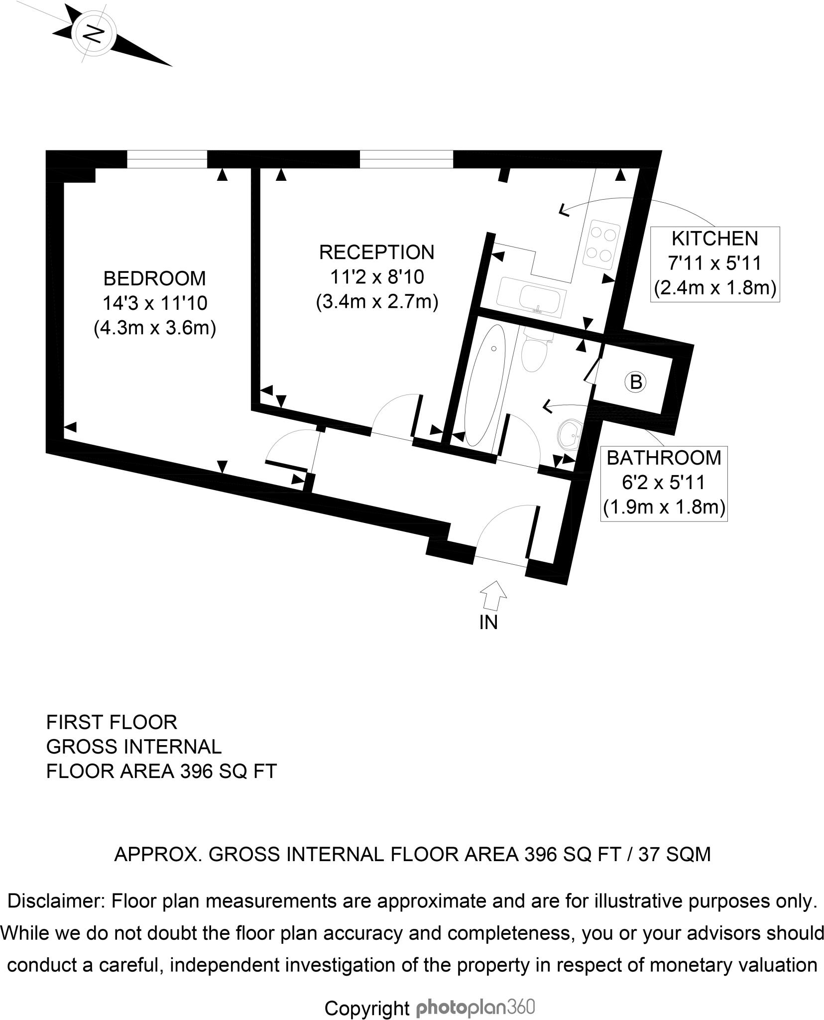 Hayfield Passage, London, E1 floorplan