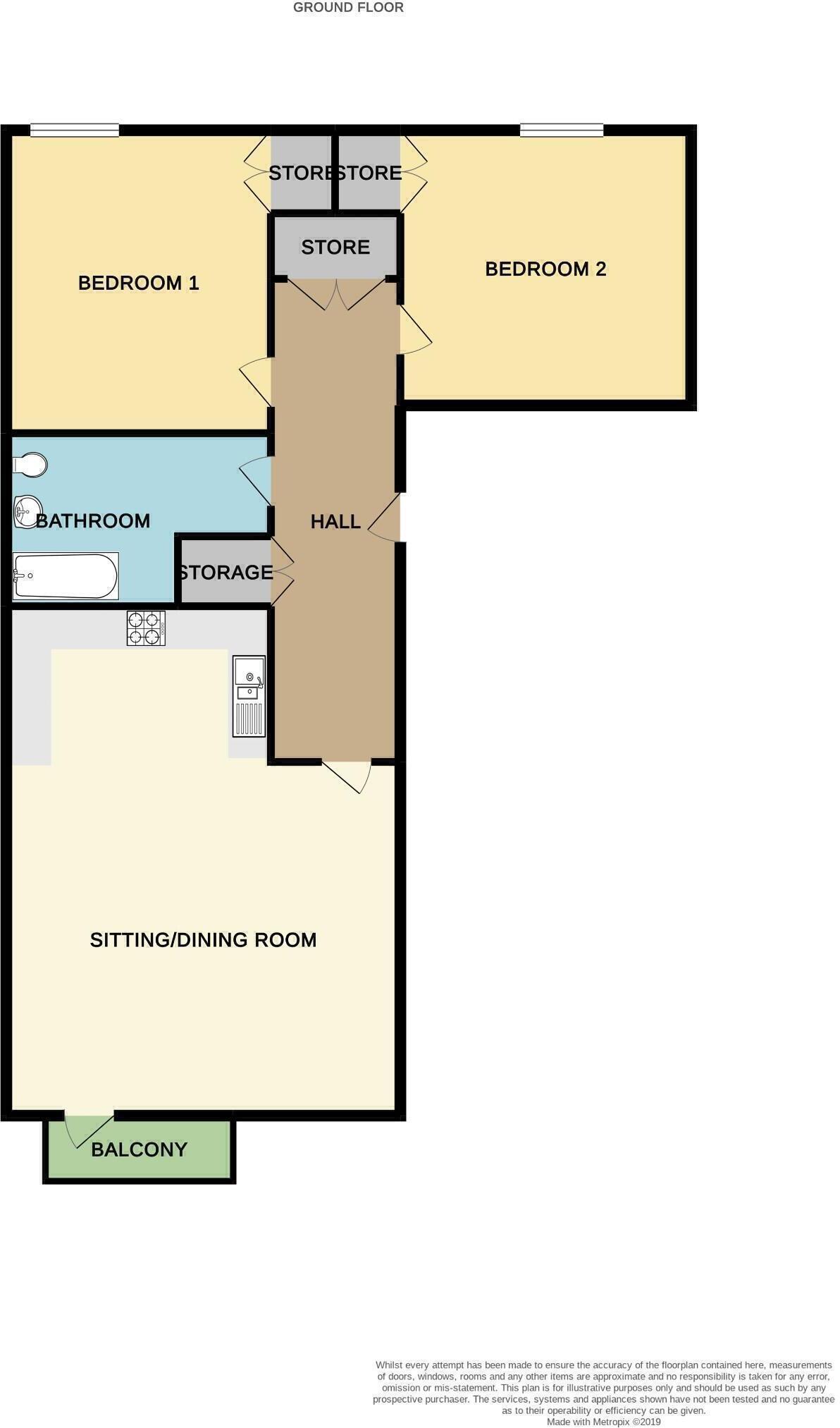 Honeysuckle Walk, Southmead, Bristol, Bristol City floorplan
