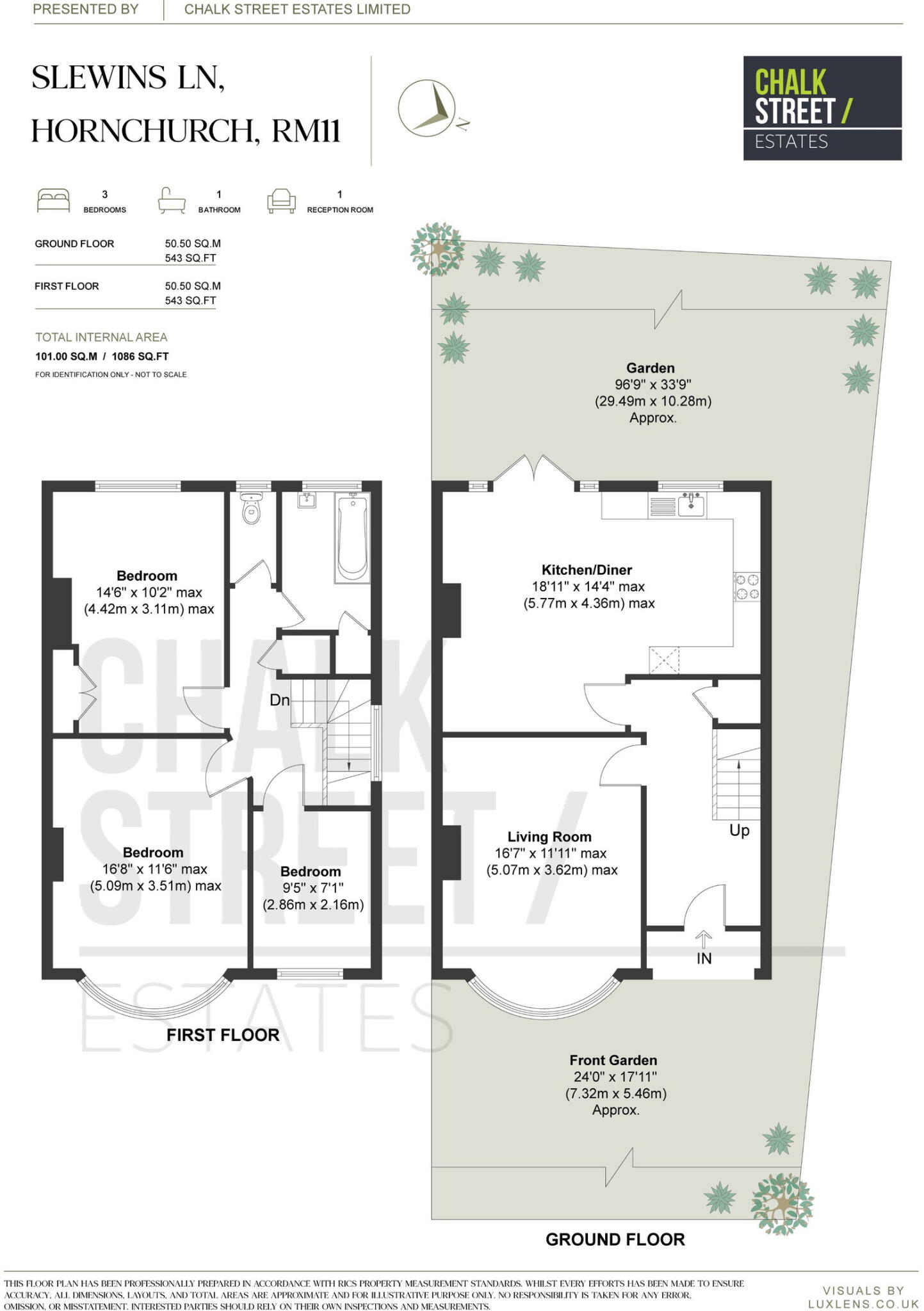 Slewins Lane, Hornchurch, RM11 floorplan