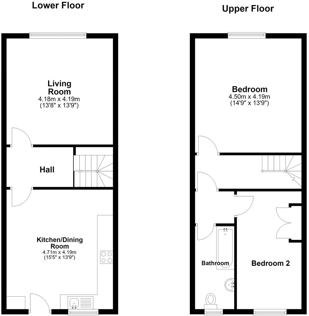 214 King Cross Road, Halifax, HX1 3JP floorplan