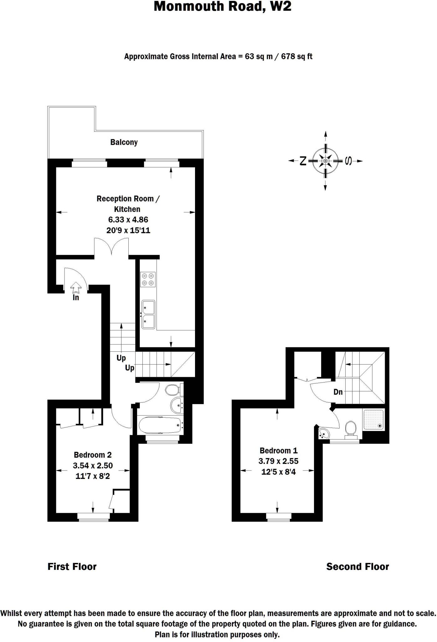Monmouth Road, London, UK, W2 floorplan