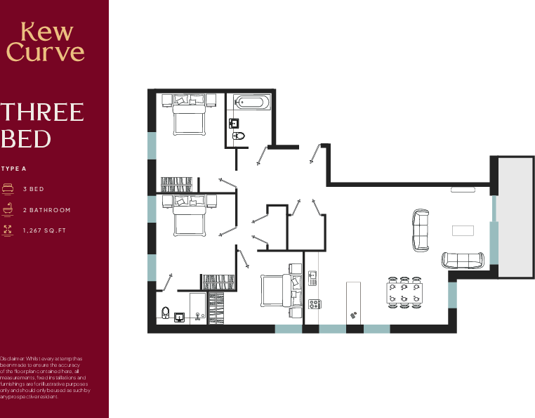 E-52, Kew Curve, Capital Interchange Way, Brentford, TW8 floorplan