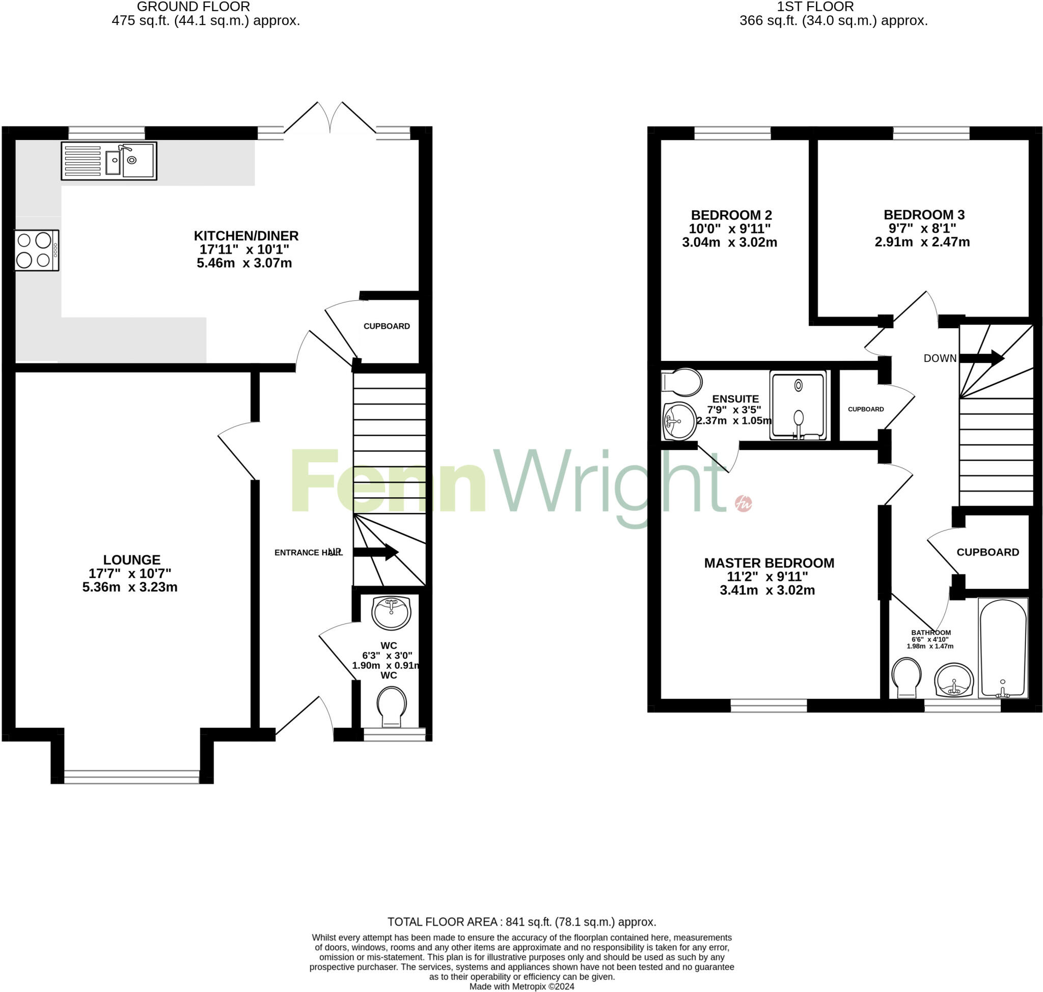 Cricketers Gardens, Witham, Essex, CM8 floorplan