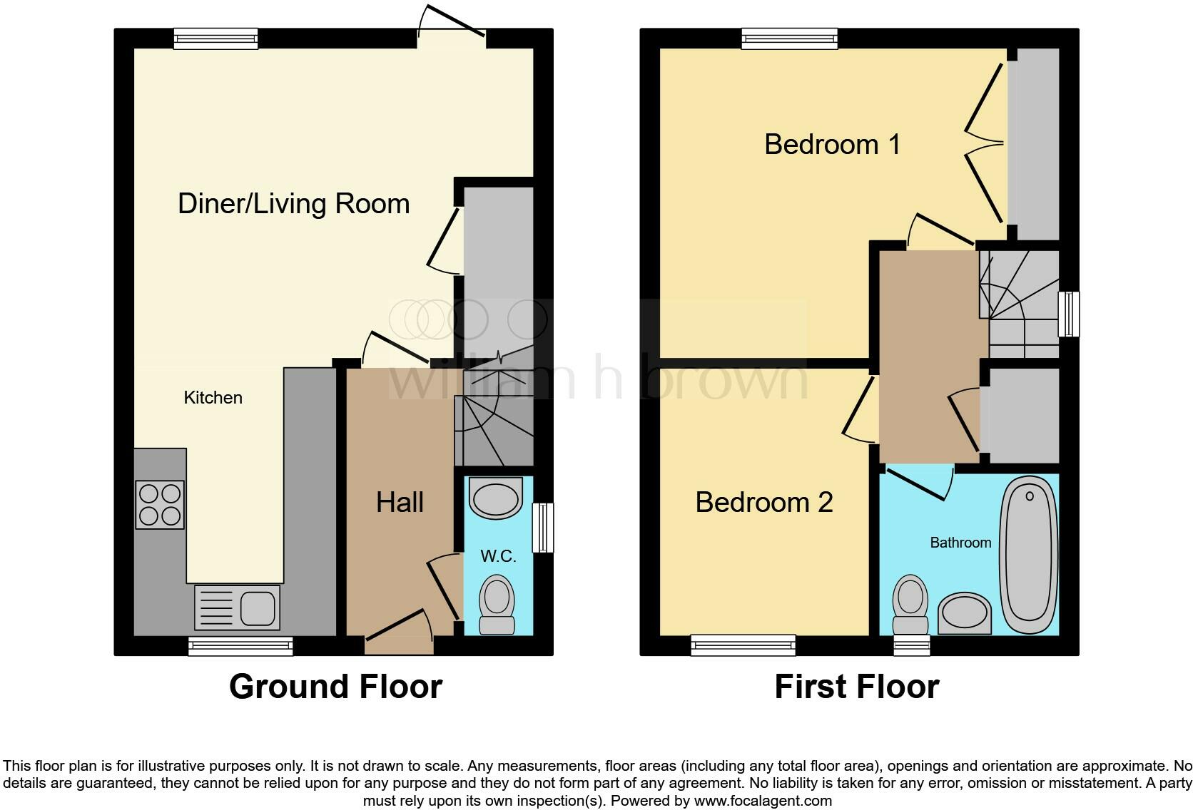 How Walk, Onehouse, Stowmarket floorplan