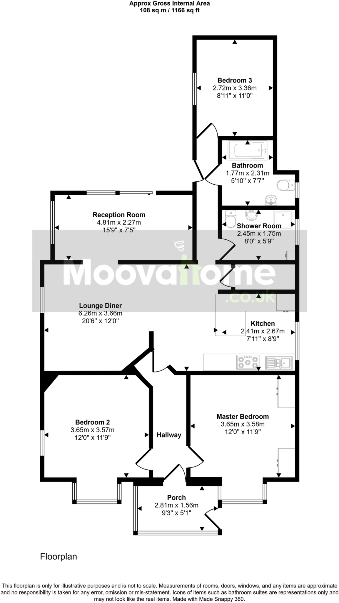 Cheney Manor Road, Swindon, SN2 2NT floorplan