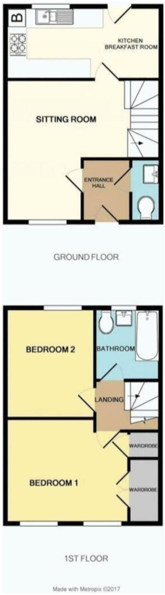 Bownder Gareth, Newquay, TR7 floorplan