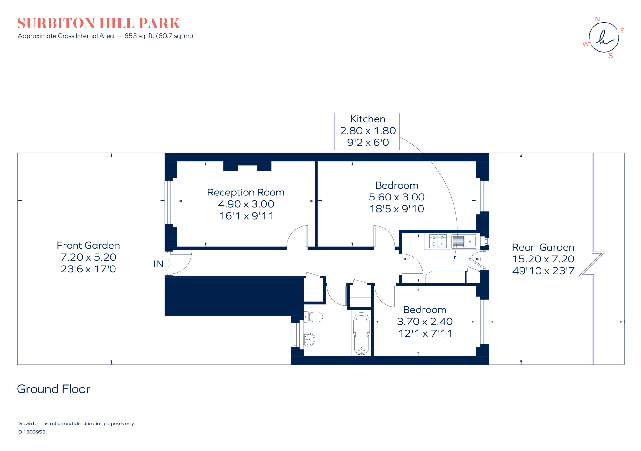 Surbiton Hill Park, Surbiton, KT5 floorplan