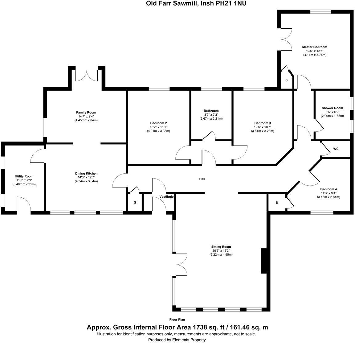 Old Farr Sawmill, Insh, Kingussie, Highland, PH21 floorplan