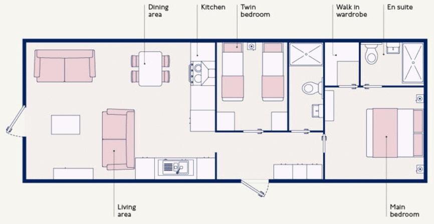 Warren Bay, Watchet floorplan