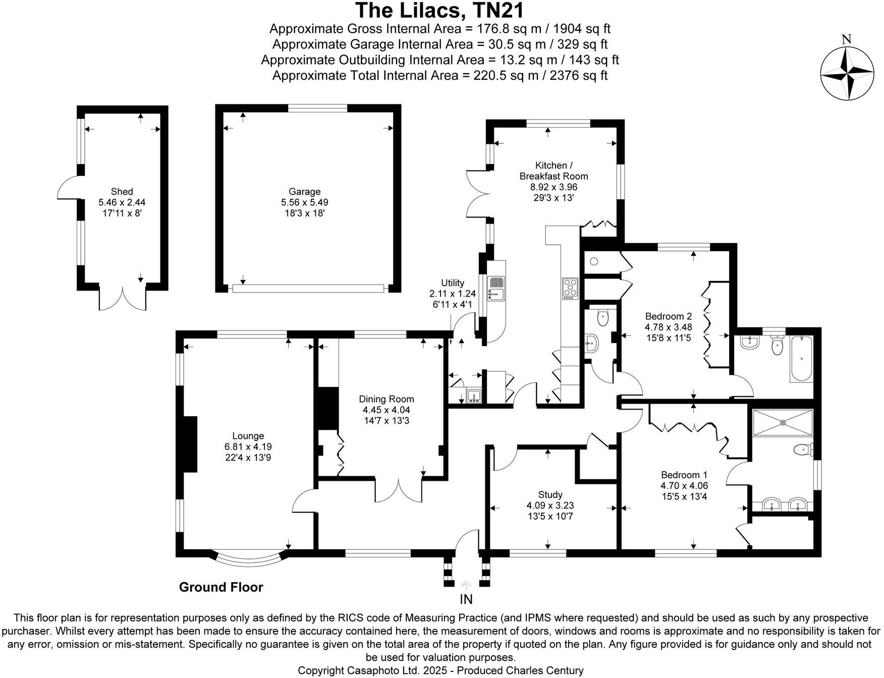 Warren Lane, Cross In Hand, TN21 floorplan