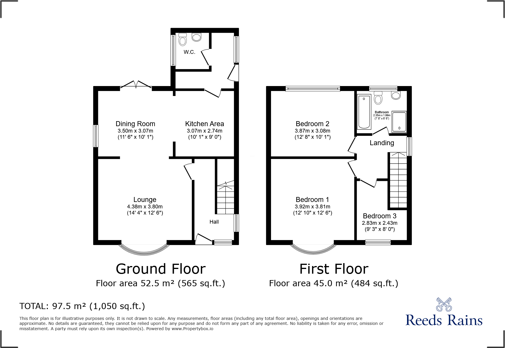 Moss Lane, Garstang, Preston, Lancashire, PR3 floorplan