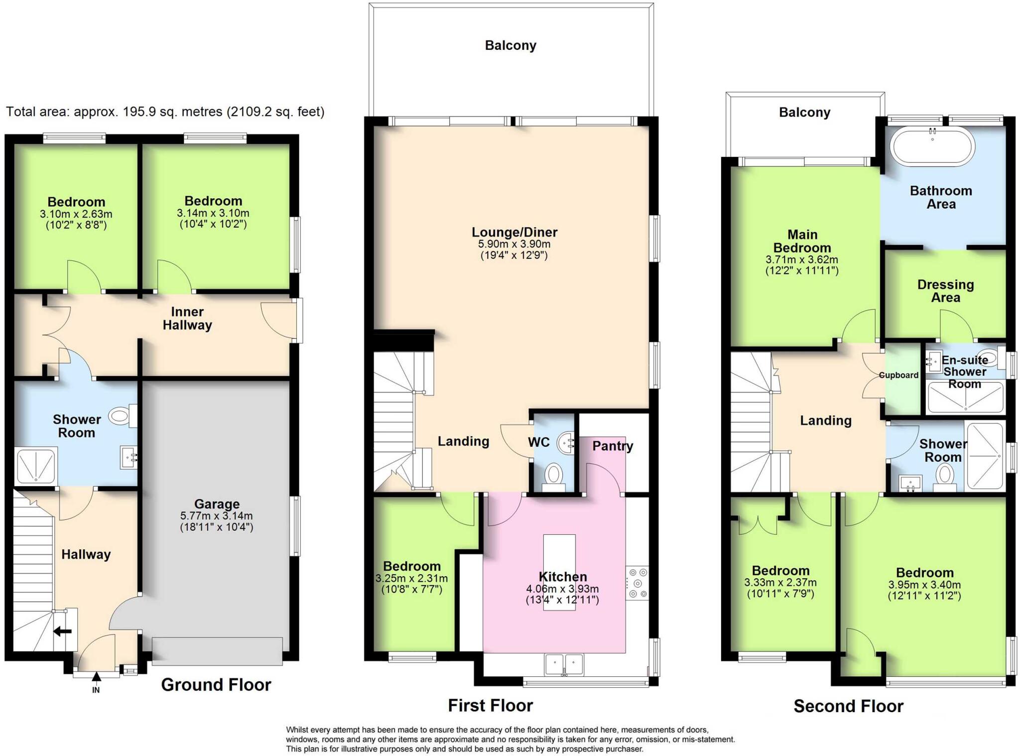Brighton Road, Lancing, West Sussex, BN15 floorplan