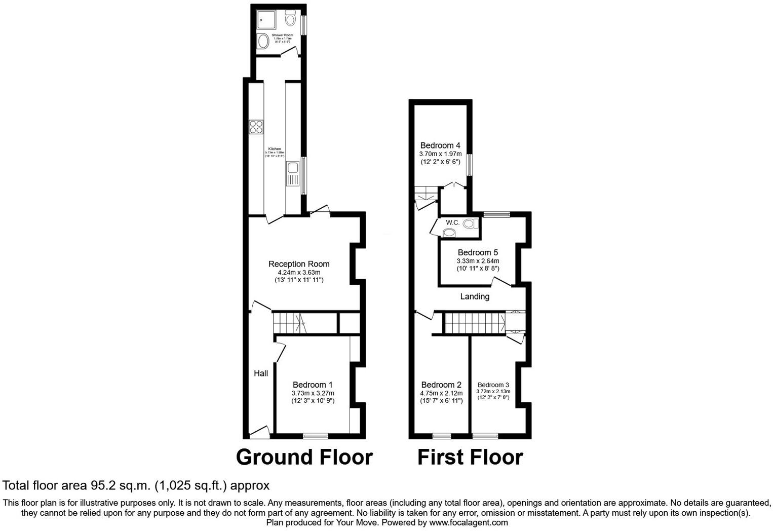 Linton Street, Carlisle, Cumbria, CA1 floorplan