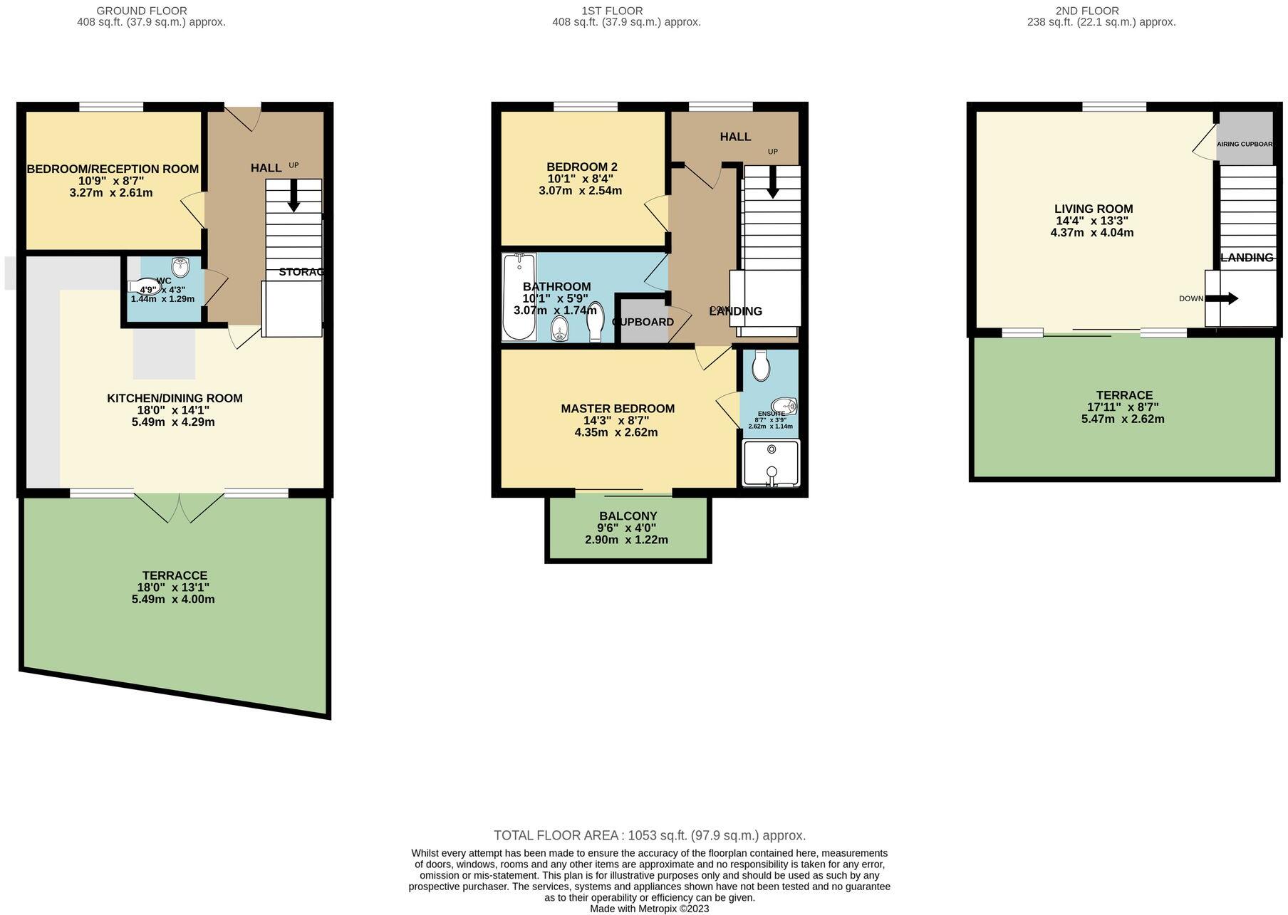 Firepool Crescent, Taunton, TA1 floorplan